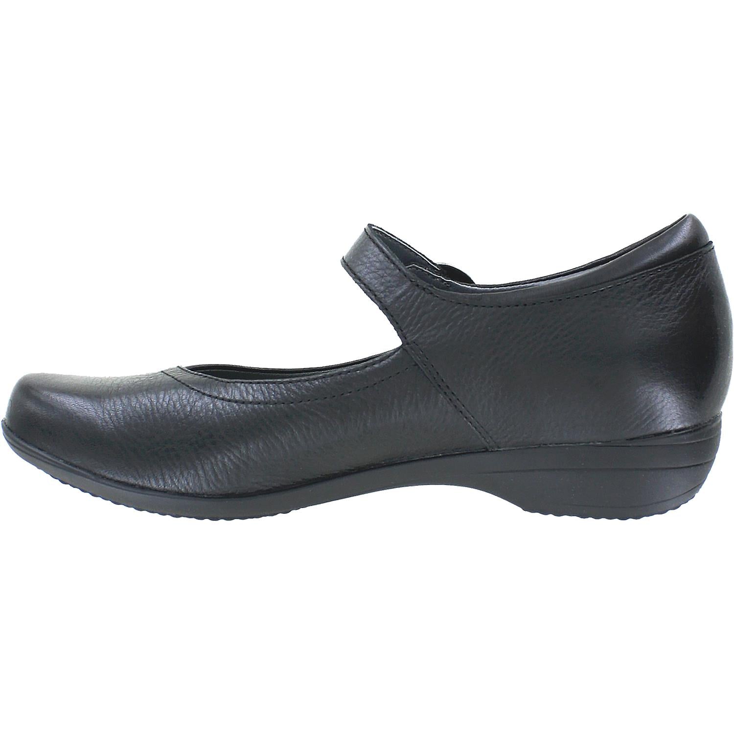 Womens Dansko Women's Dansko Fawna Black Milled Nappa Leather Black Milled Nappa Leather