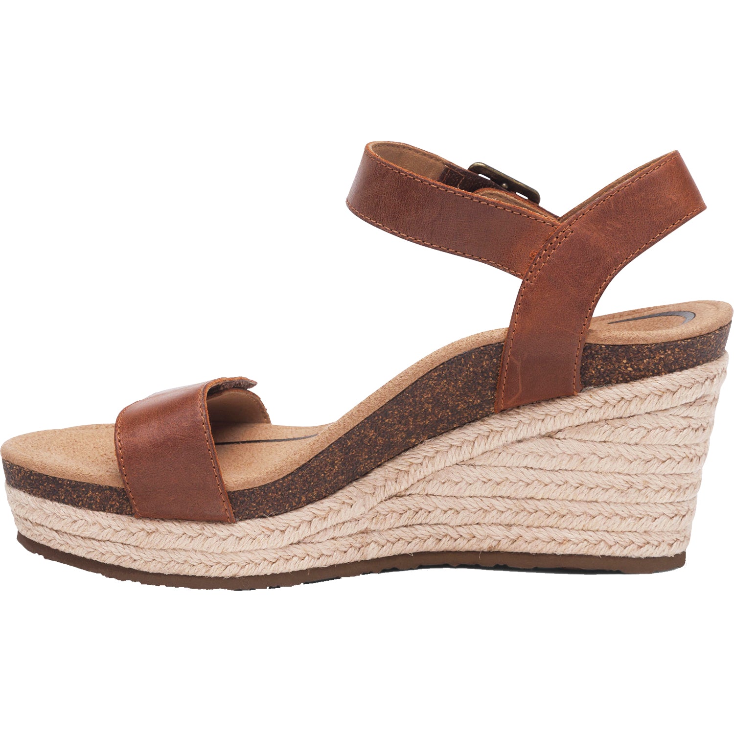 Womens Aetrex Women's Aetrex Sydney Walnut Leather Walnut Leather