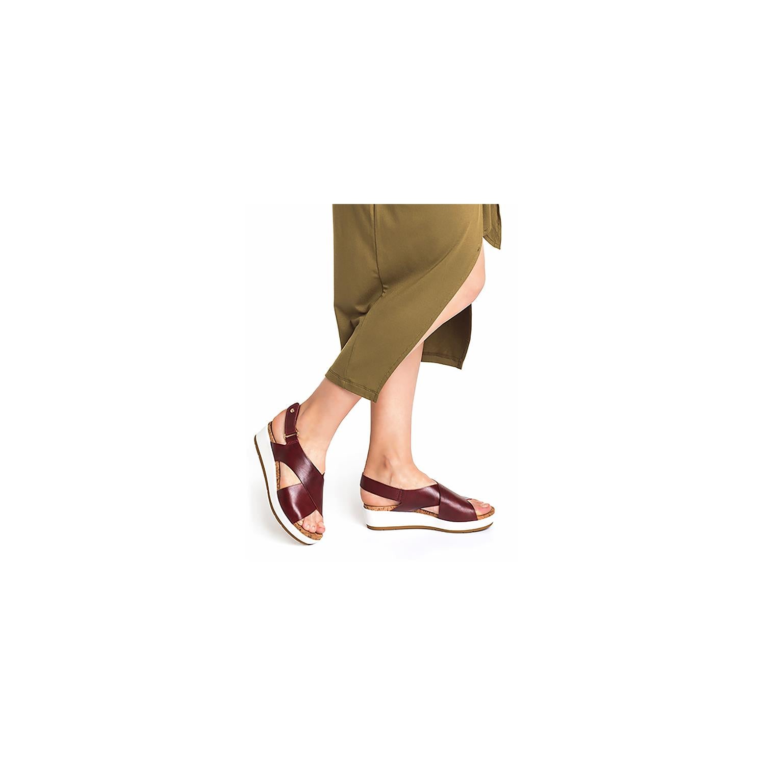 Womens Pikolinos Women's Pikolinos Mykonos W1G-0757 Brandy Leather Brandy Leather