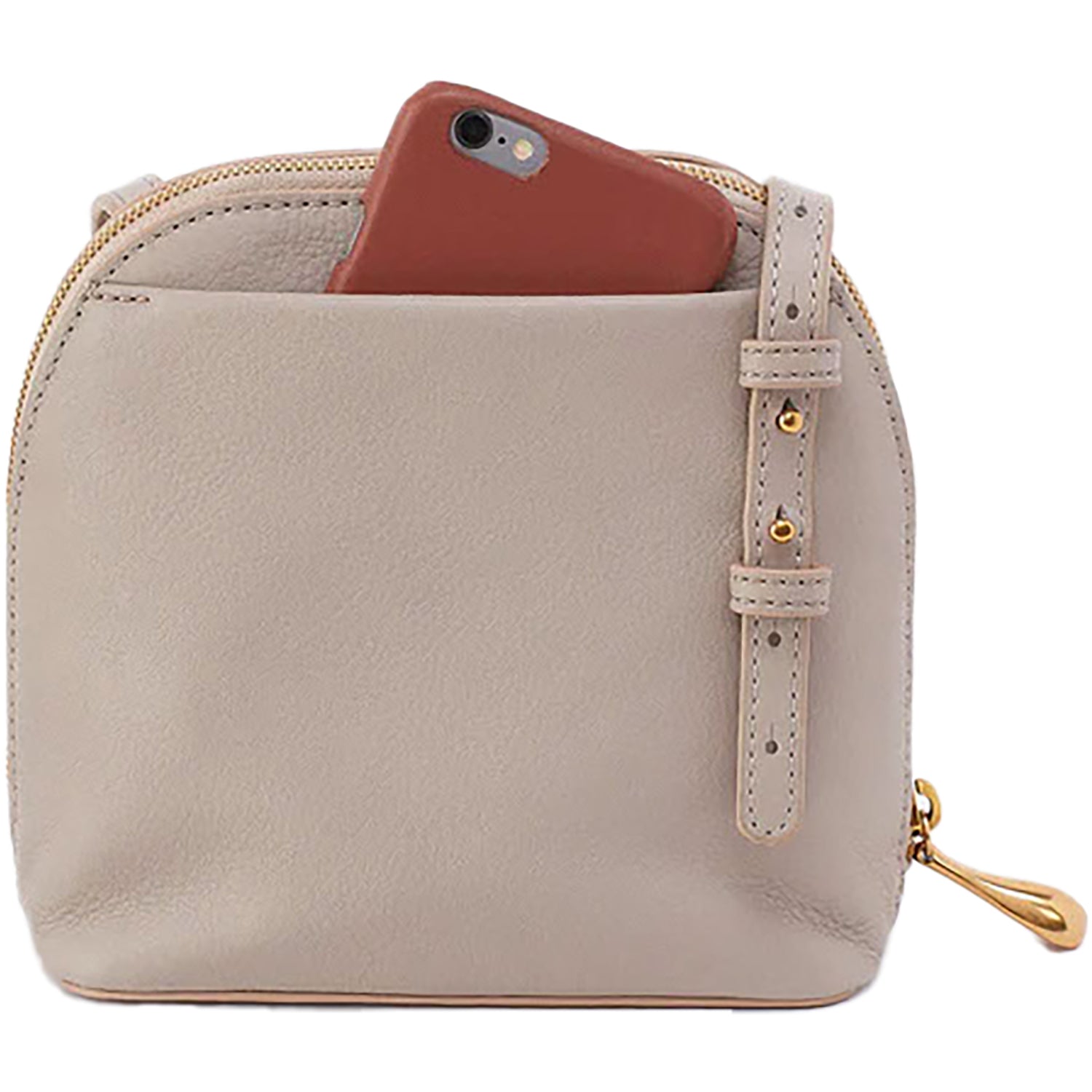 Womens Hobo Hobo International Nash Taupe Pebbled Leather Taupe Pebbled Leather