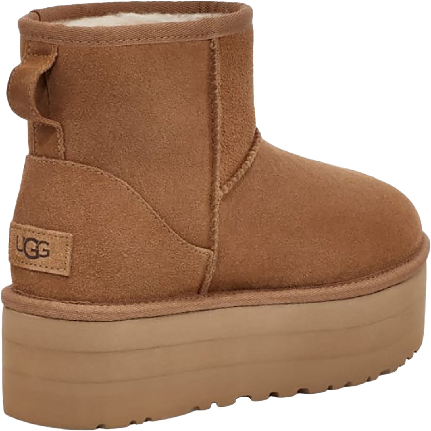 Womens Ugg Women's UGG Classic Mini Platform Chestnut Suede Chestnut Suede