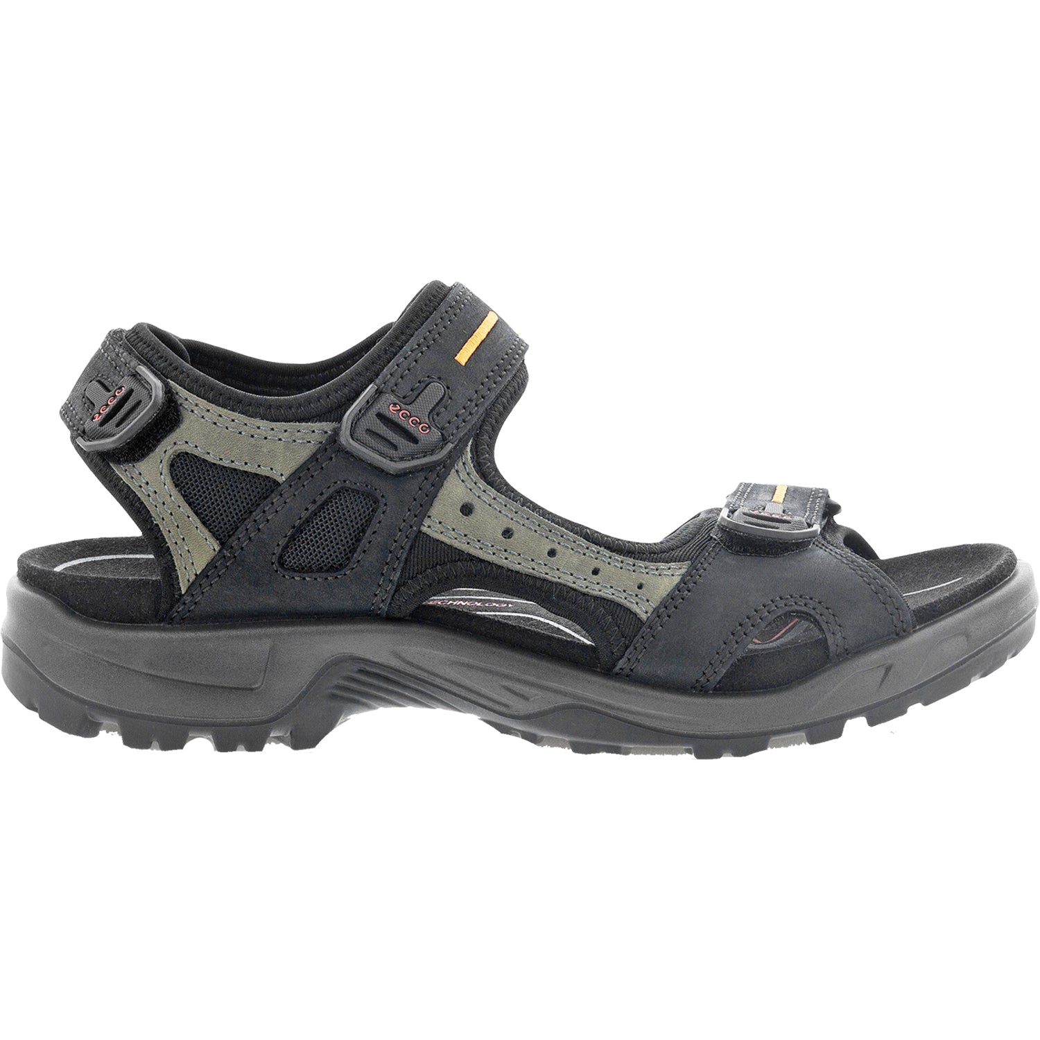 Mens Ecco Men's Ecco Offroad Yucatan Black/Mole Nubuck Black/Mole Nubuck