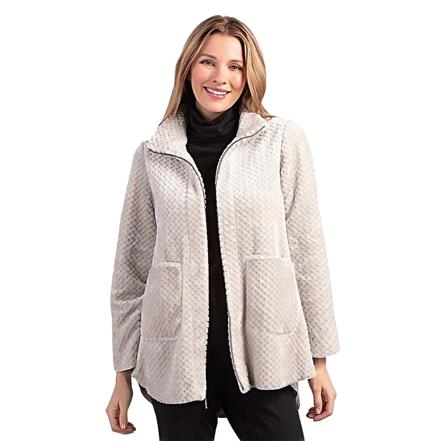 Womens Habitat Women's Habitat Sherpa Car Coat Putty Putty