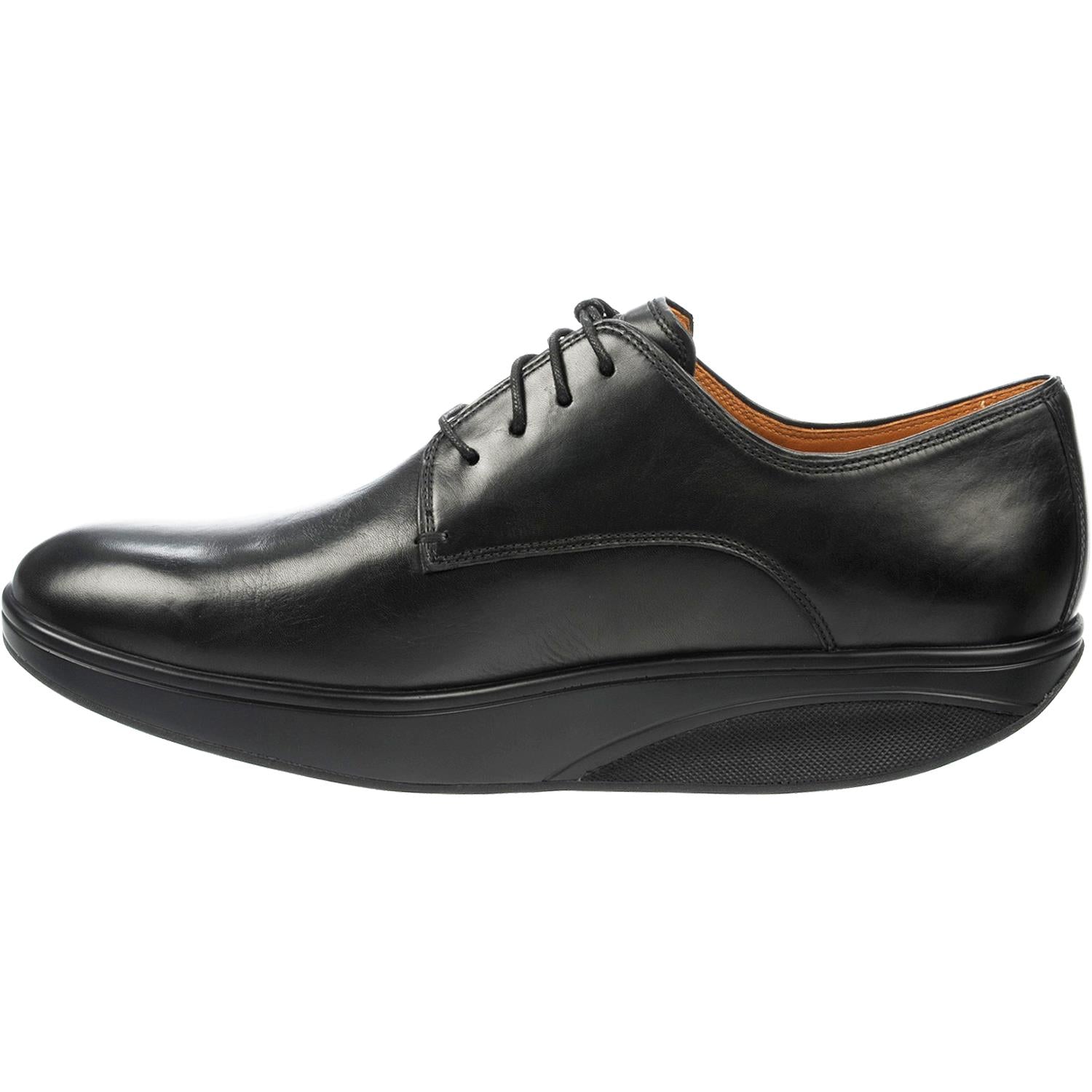 Mens Mbt Men's MBT Kabisa 5S Black Leather Black Leather