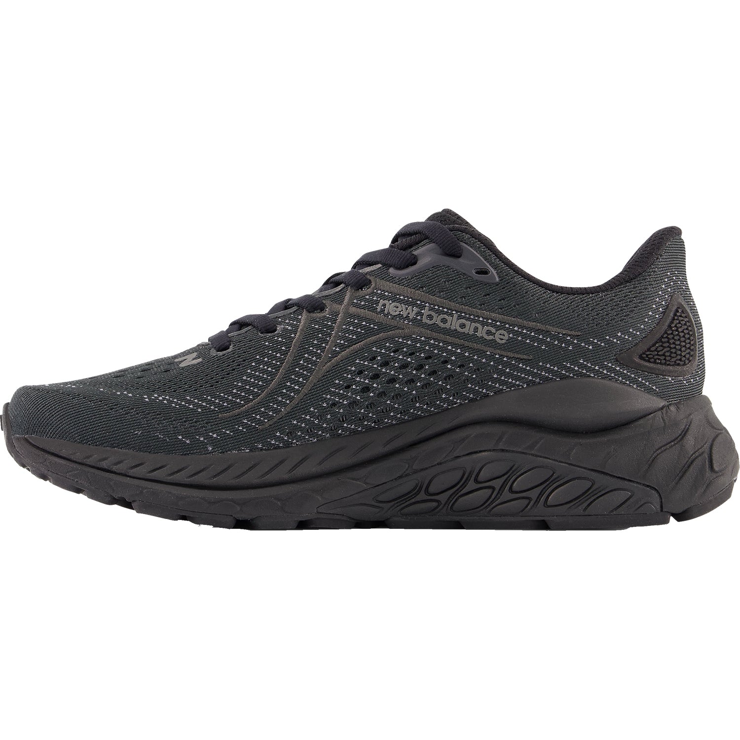 Womens New balance Women's New Balance W860T13 Fresh Foam X Black/Lead/Black Metallic Mesh Black/Lead/Black Metallic Mesh