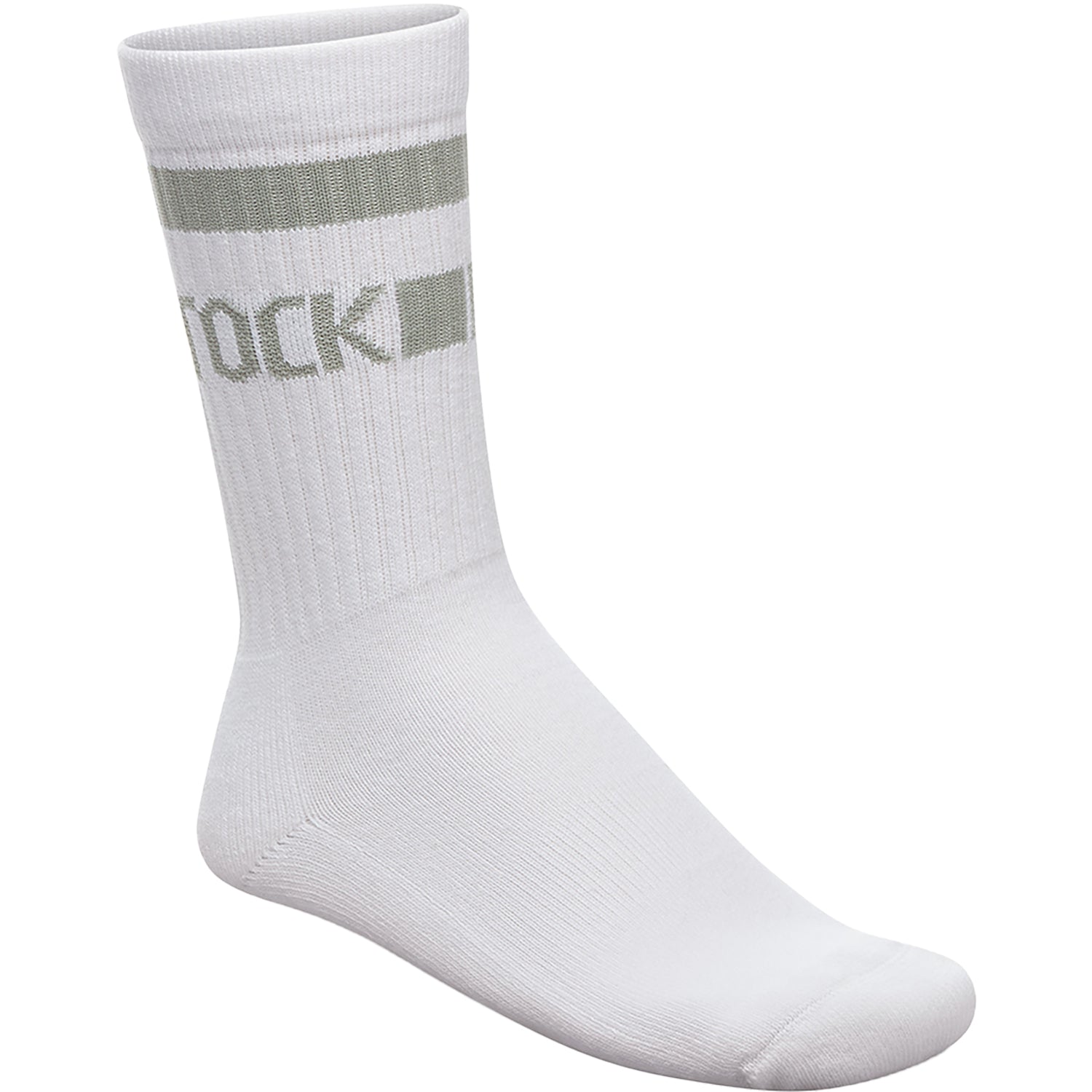 Unisex Birkenstock Women's Birkenstock Cotton Crew Stripe White/Pure Sage White/Pure Sage