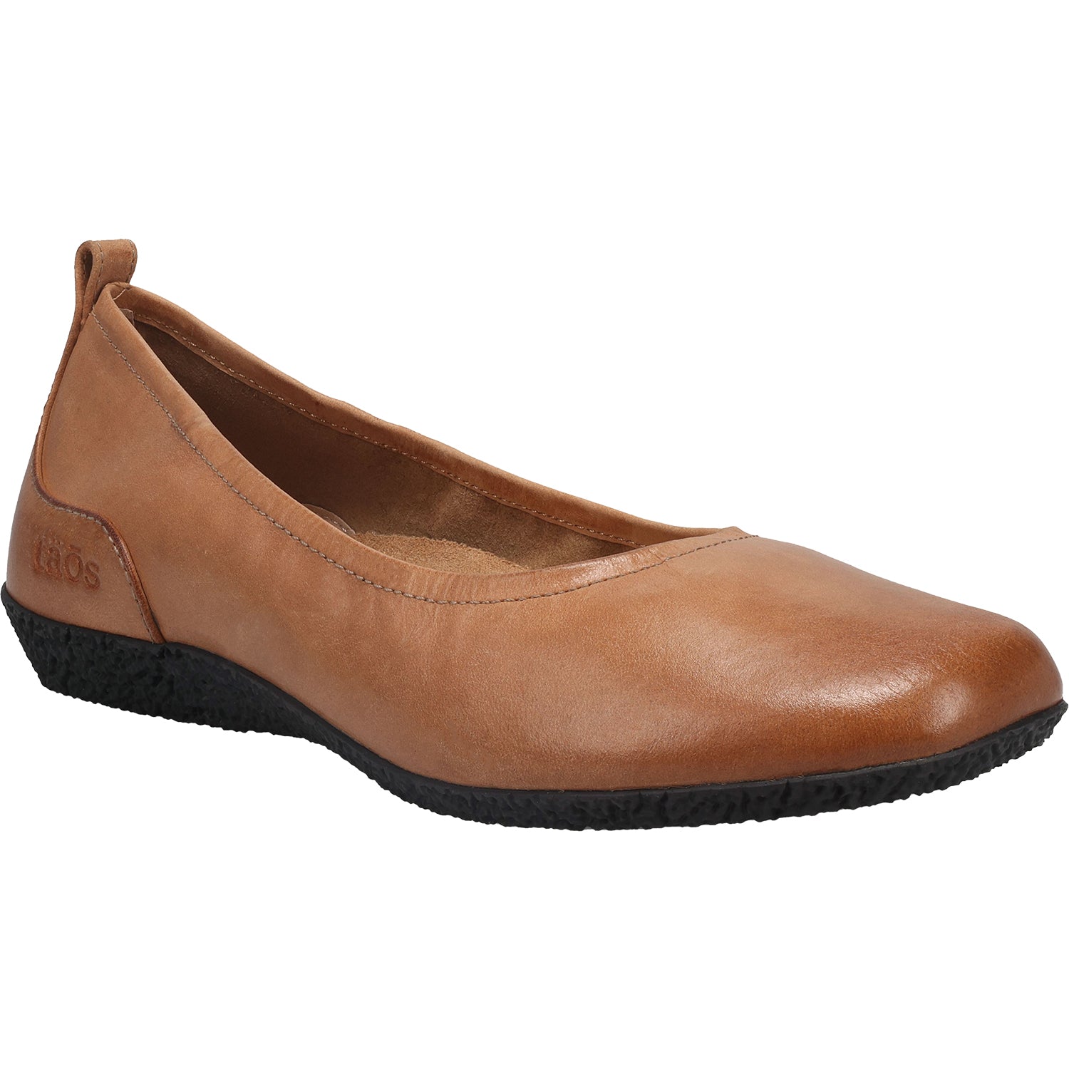 Womens Taos Women's Taos Chit Chat Caramel Leather Carmel