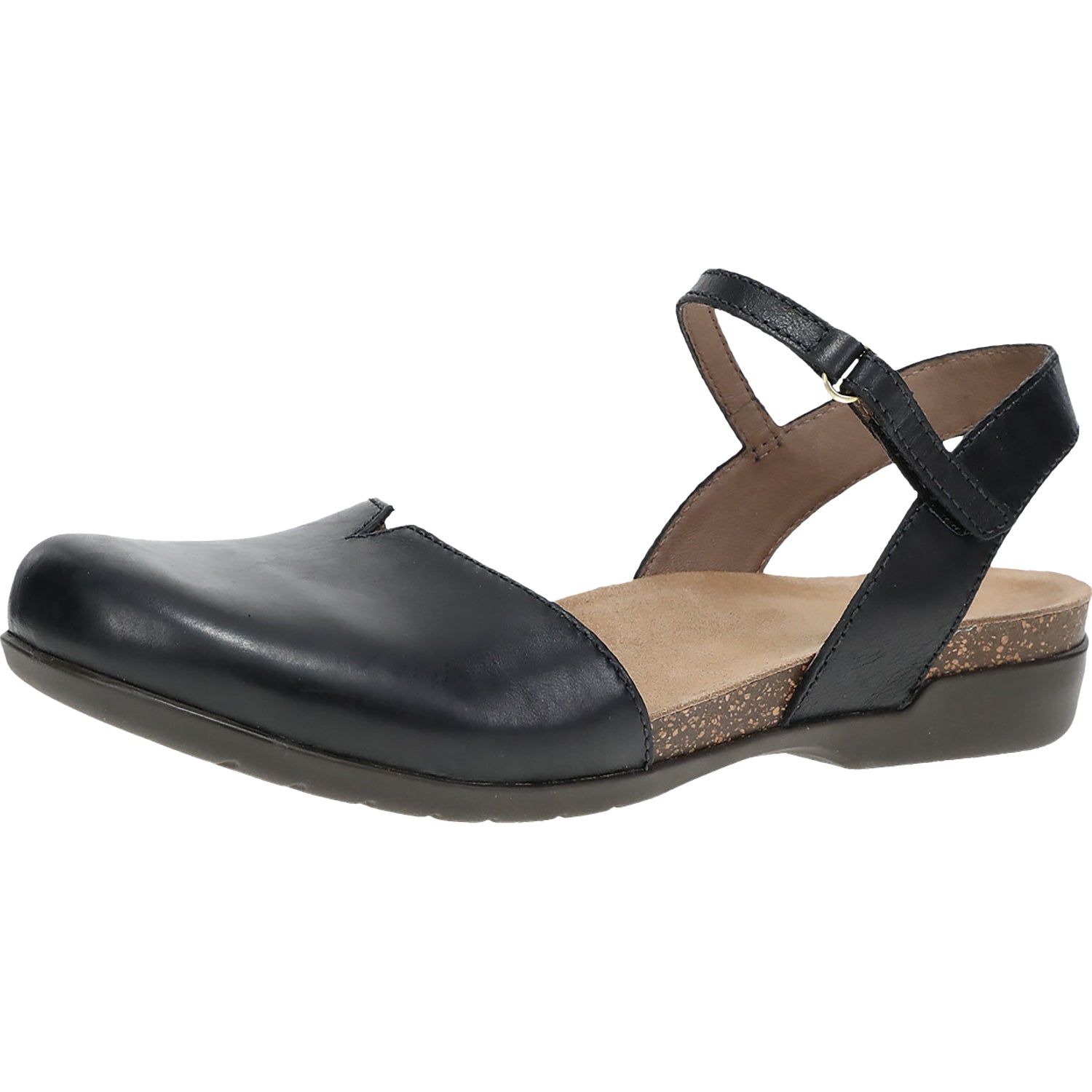 Womens Dansko Women's Dansko Rowan Black Waxy Burnished Leather Black Waxy Burnished Leather