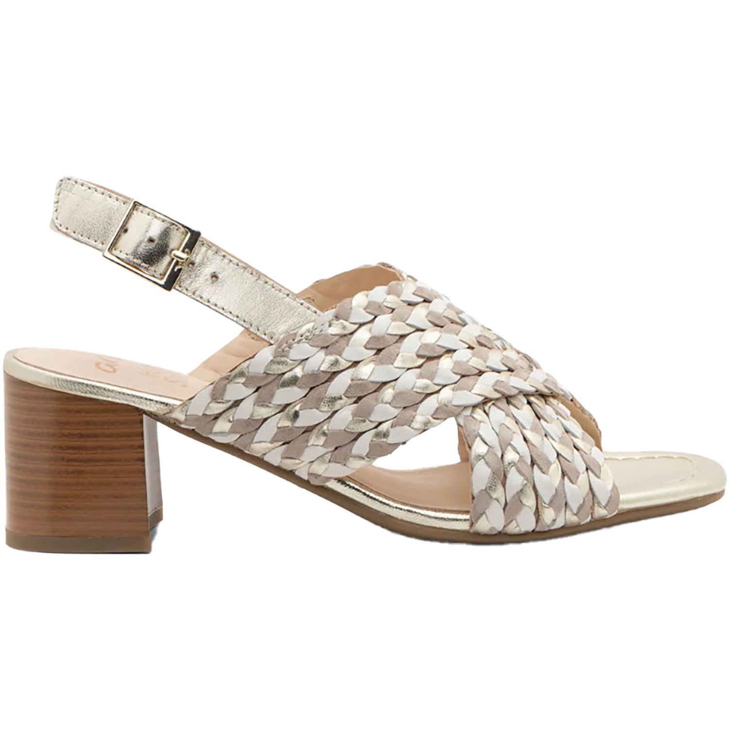 Womens Ara shoes Women's Ara Benson Cream Metallic Multi Leather Cream Metallic Multi Leather