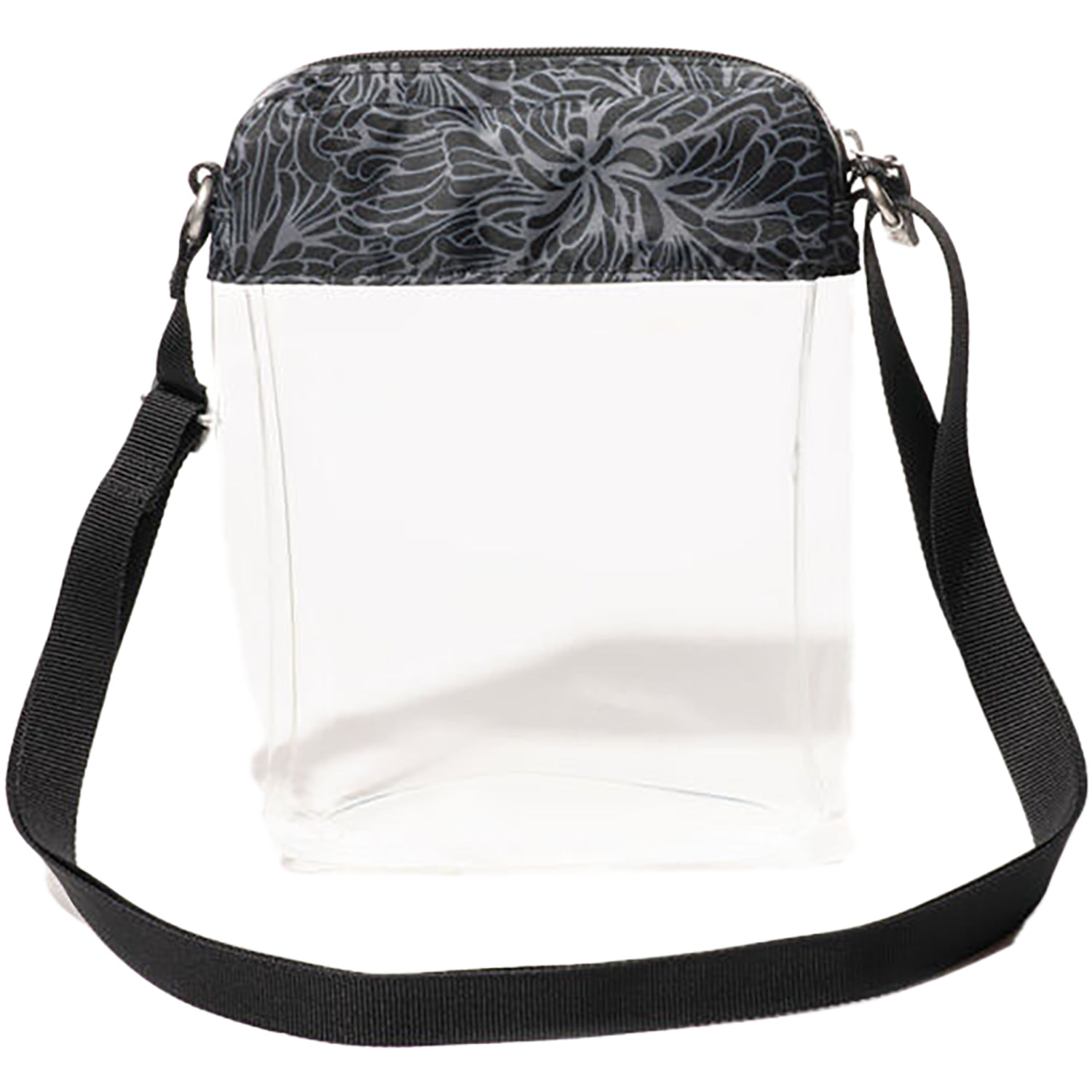 Baggallini Baggallini Clear Stadium Explorer Crossbody Midnight Blossom Midnight Blossom
