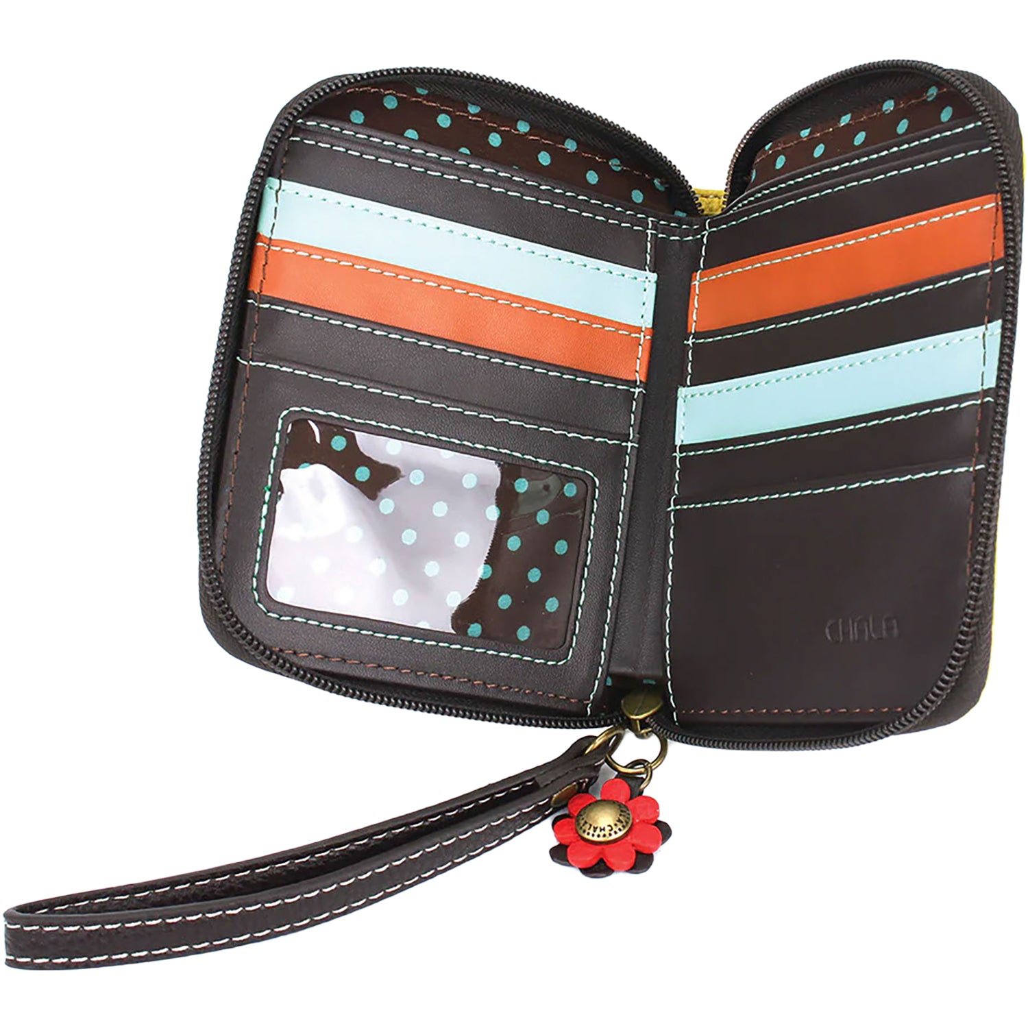 Unisex Chala Chala Zip-Around Wallet Monarch Mustard Monarch Mustard