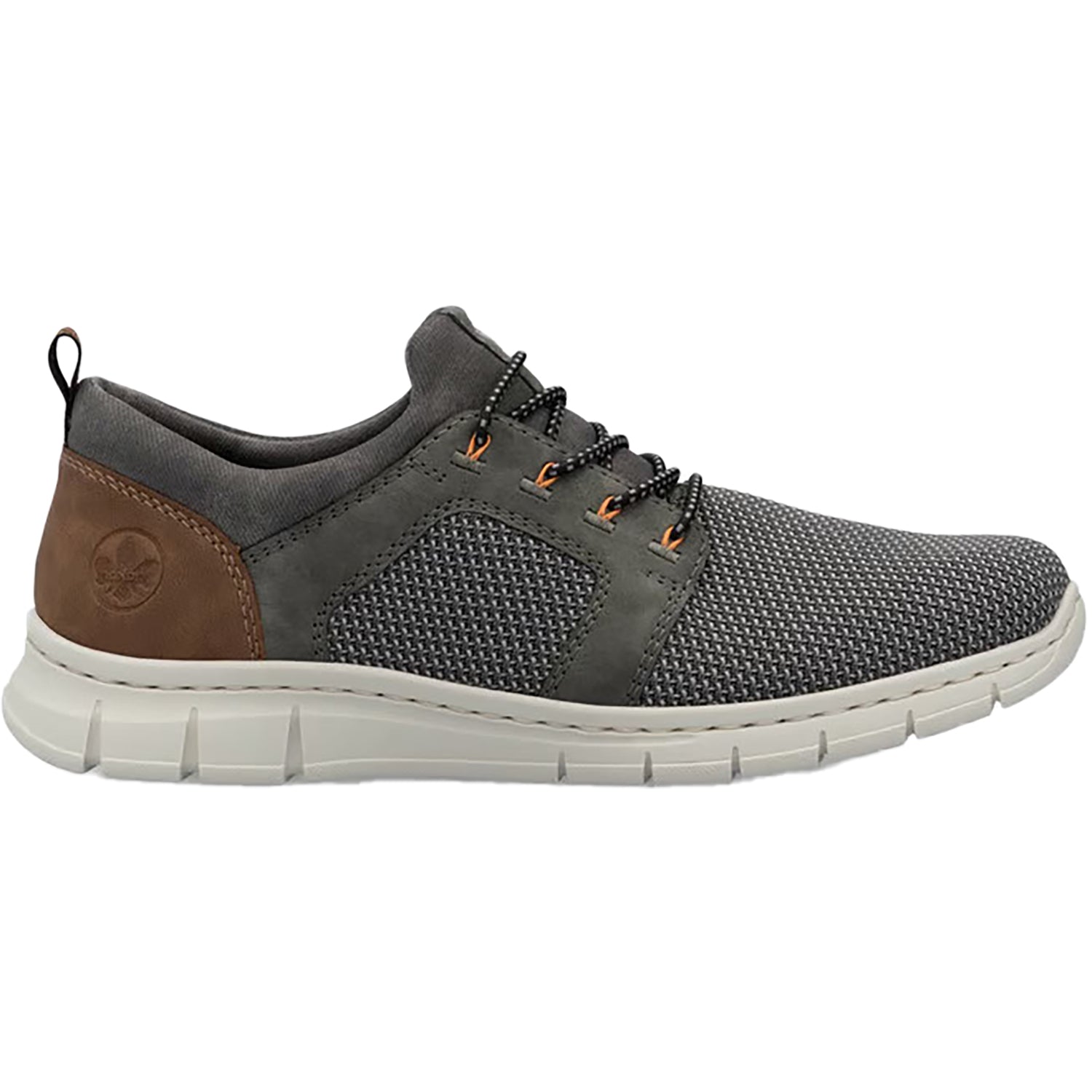 Mens Rieker Men's Rieker B7796-42 Stein/Smoke/Mandel Stretch Mesh Stein/Smoke/Mandel Stretch Mesh