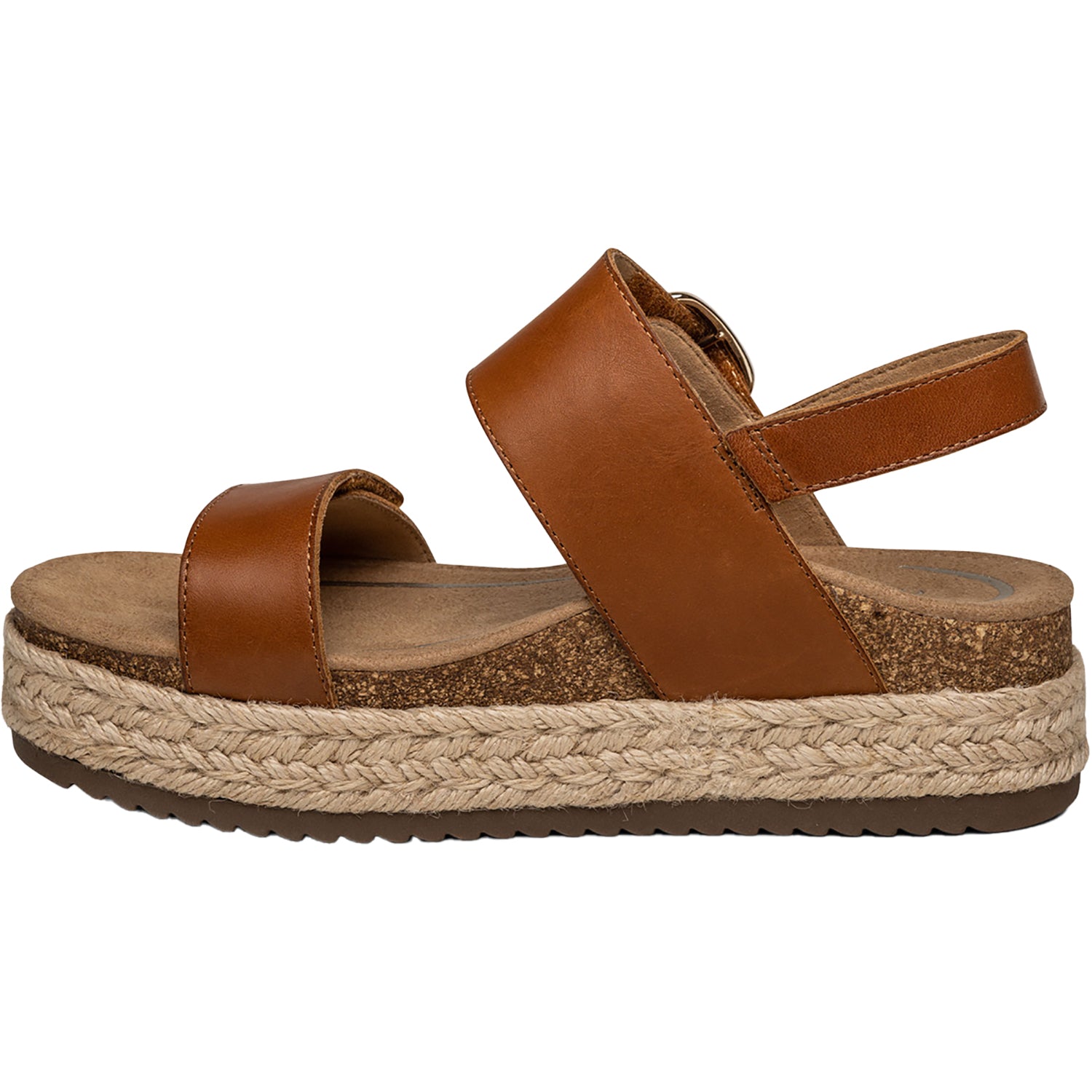 Womens Aetrex Women's Aetrex Vania Cognac Leather Cognac Leather