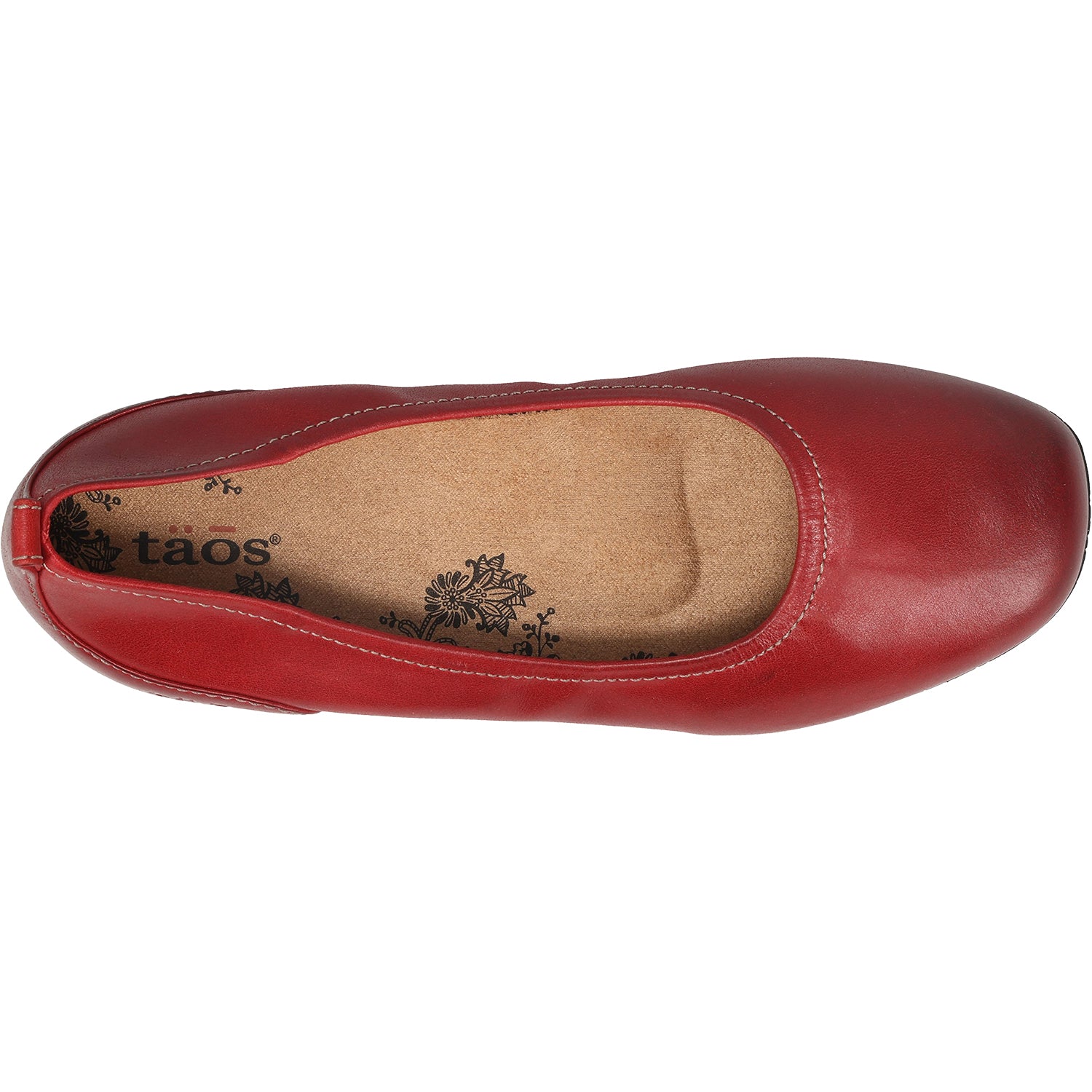 Womens Taos Women's Taos Chit Chat Red Leather Red