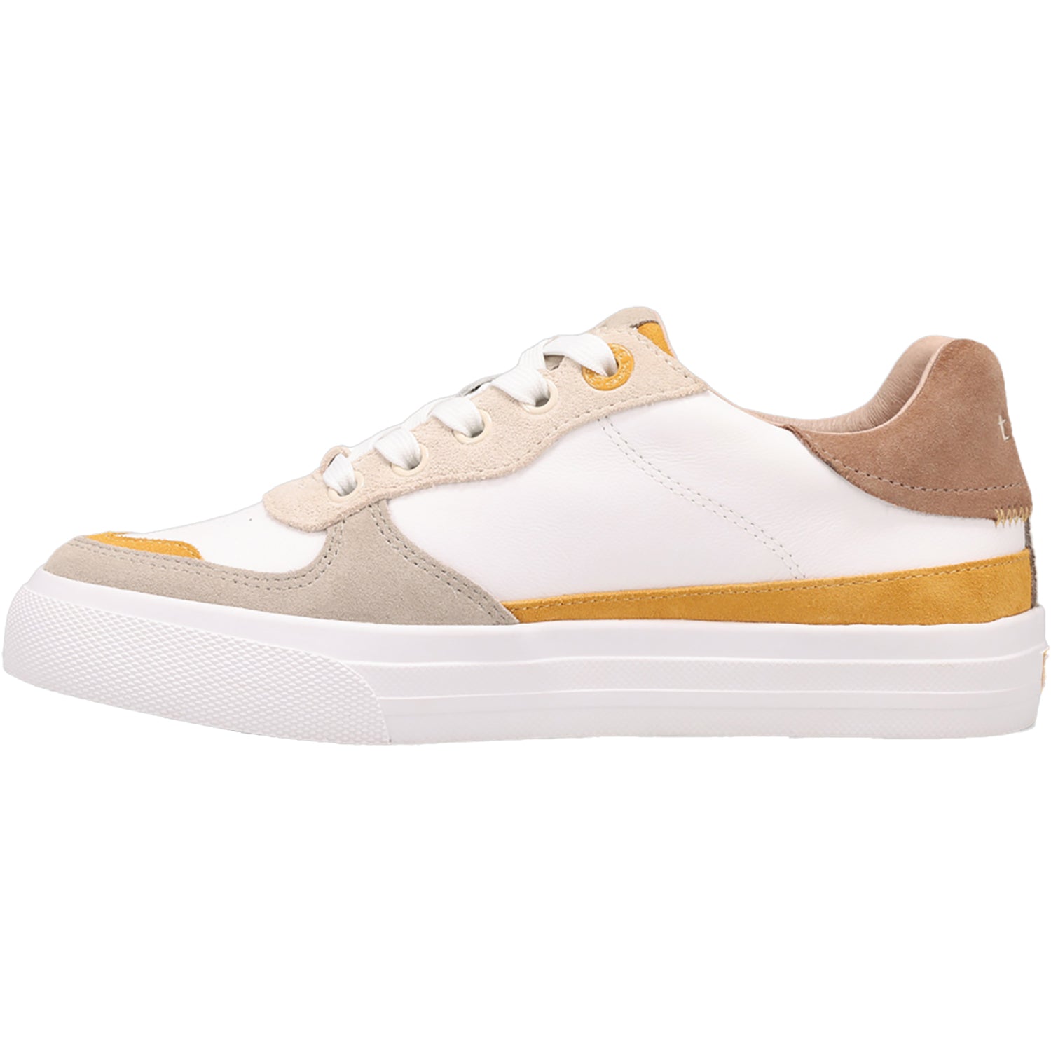 Womens Taos Women's Taos Pop Soul Sand/Mustard Multi Leather/Suede Sand/Mustard Multi