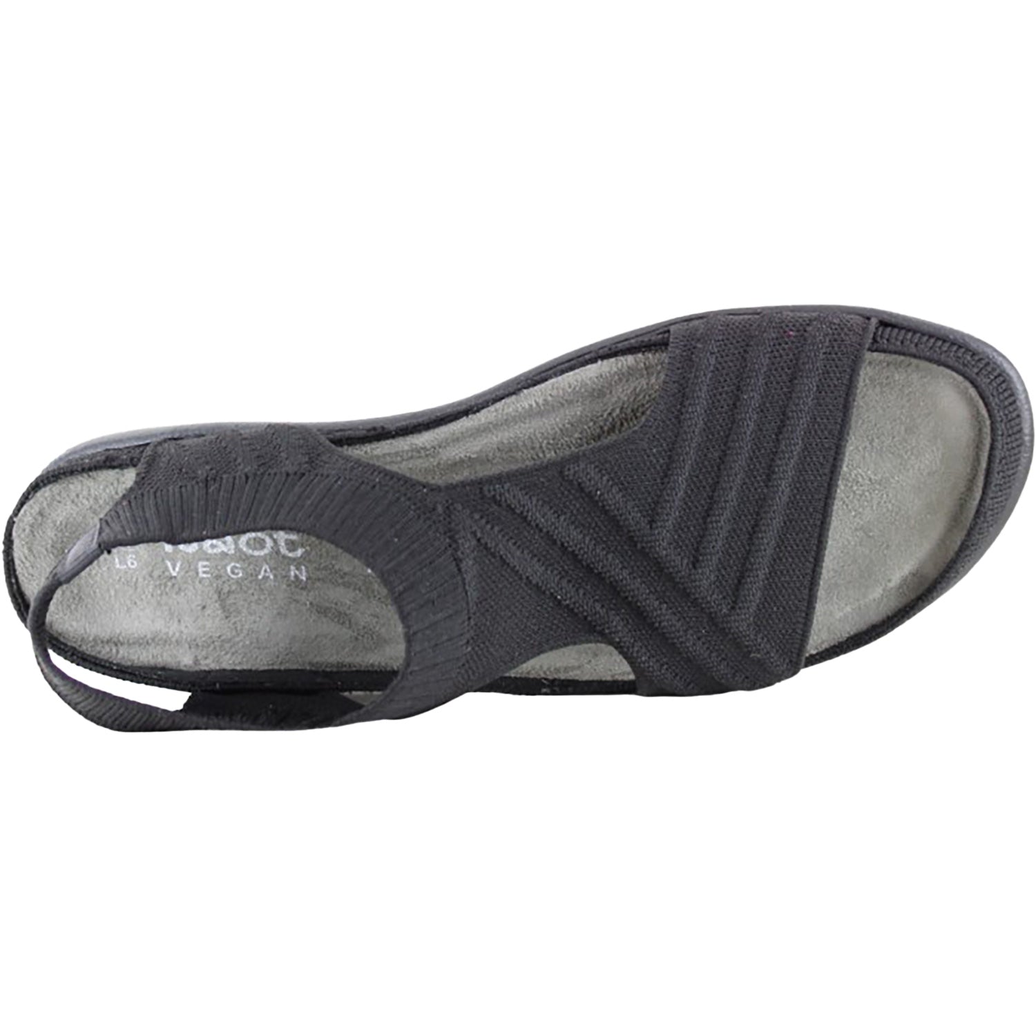 Womens Naot Women's Naot Kawhia Black Knit Black