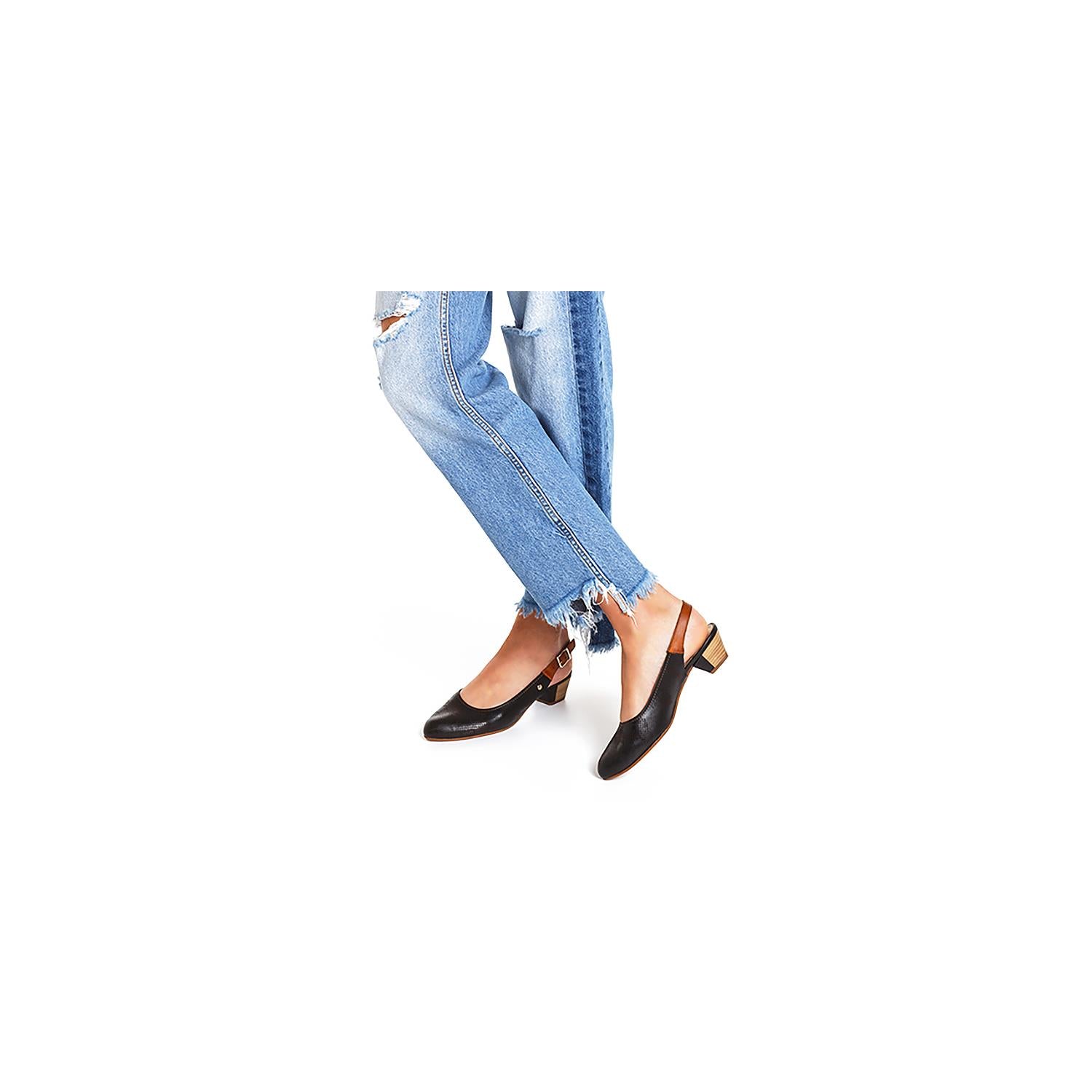 Womens Pikolinos Women's Pikolinos Elba W3M-5681 Black Leather Black Leather