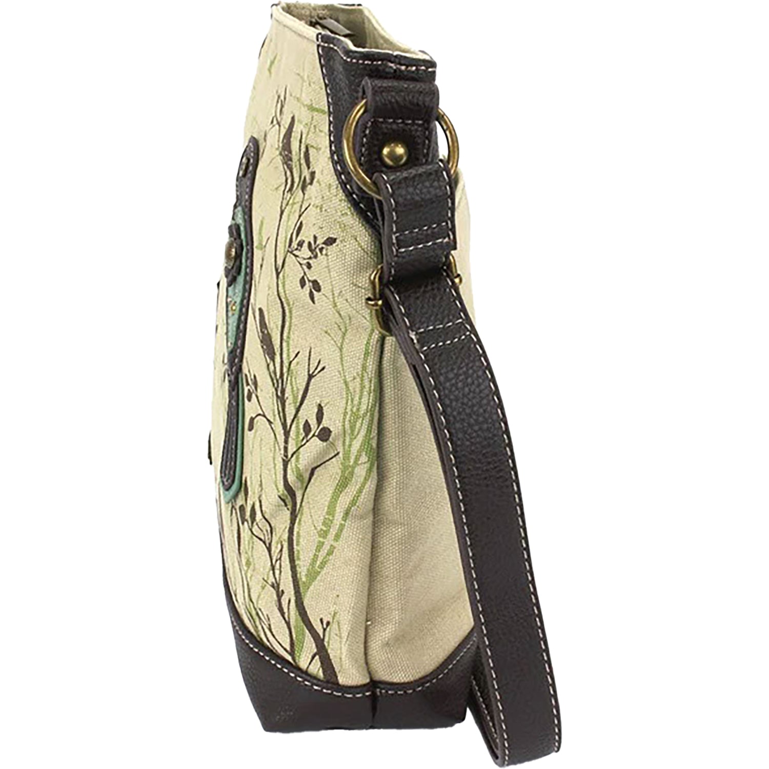 Chala Chala Bird Canvas Crossbody Sand Synthetic Sand
