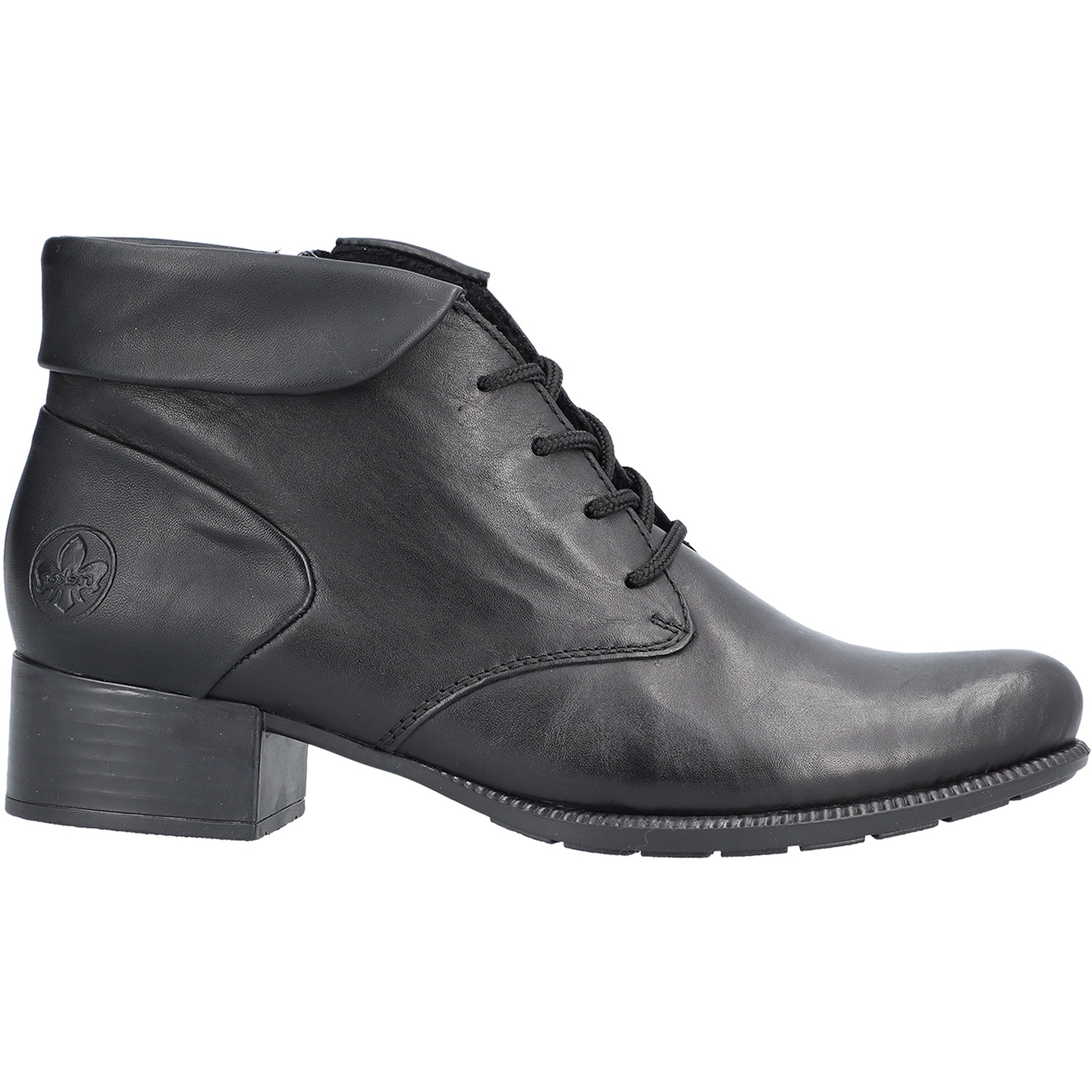 Womens Rieker Women's Rieker 78631-00 Sariana 31 Black Leather Black Leather