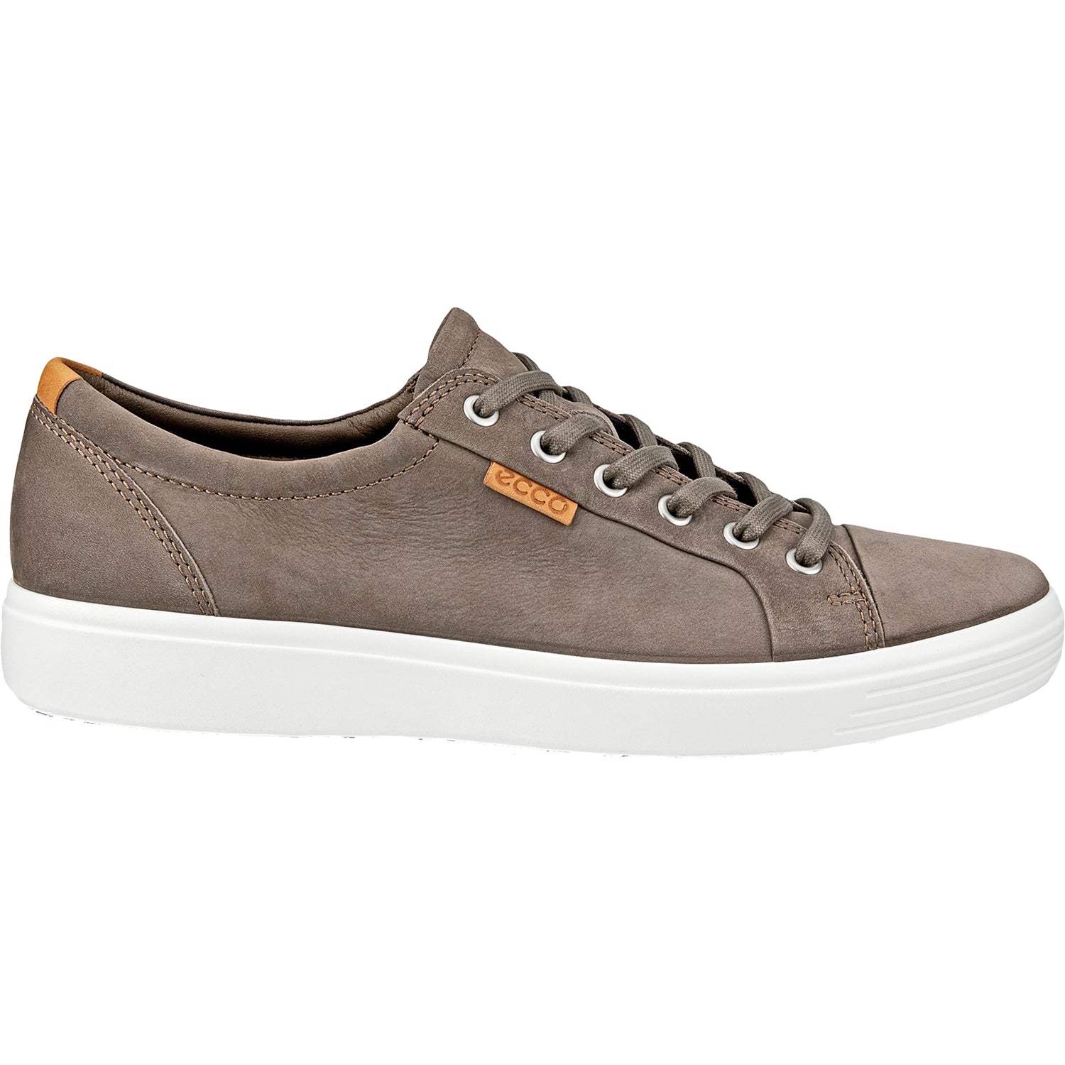 Mens Ecco Men's Ecco Soft 7 Sneaker Dark Clay/Lion Leather Dark Clay/Lion Leather