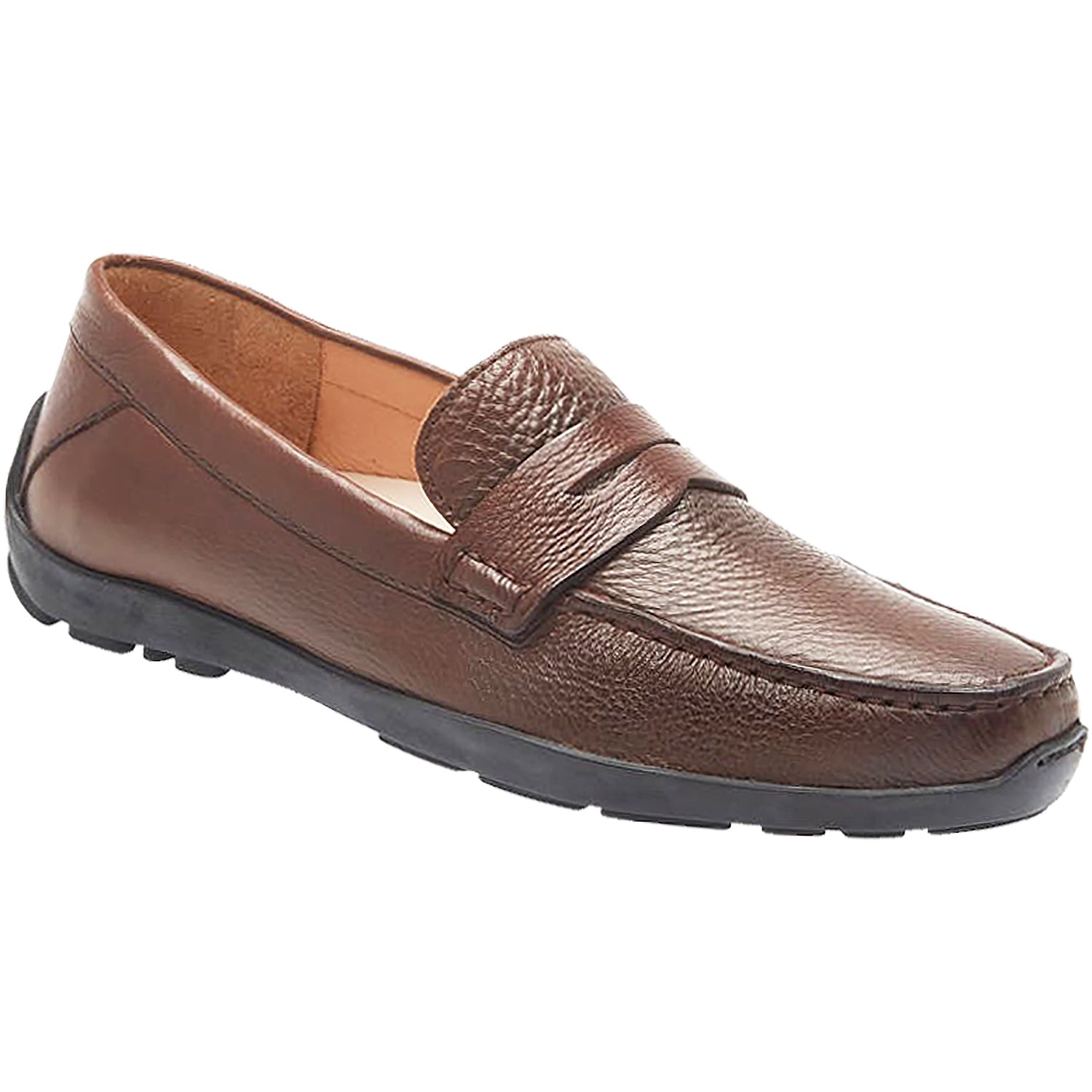 Mens Samuel hubbard Men's Samuel Hubbard Free Spirit Brown Leather Brown Leather