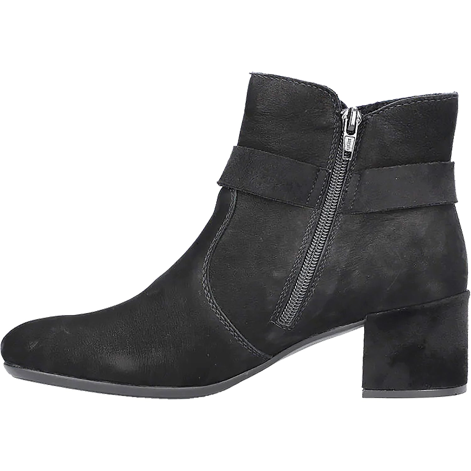 Womens Rieker Women's Rieker 70289-00 Sarah 89 Black Suede Black Suede