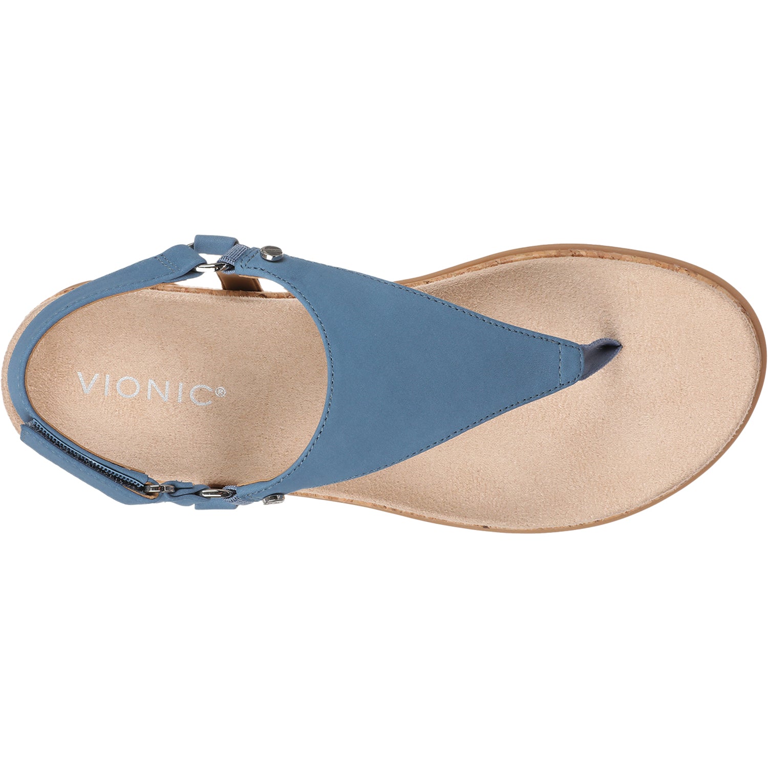 Womens Vionic Women's Vionic Kirra II Captains Blue Leather Captains Blue Leather
