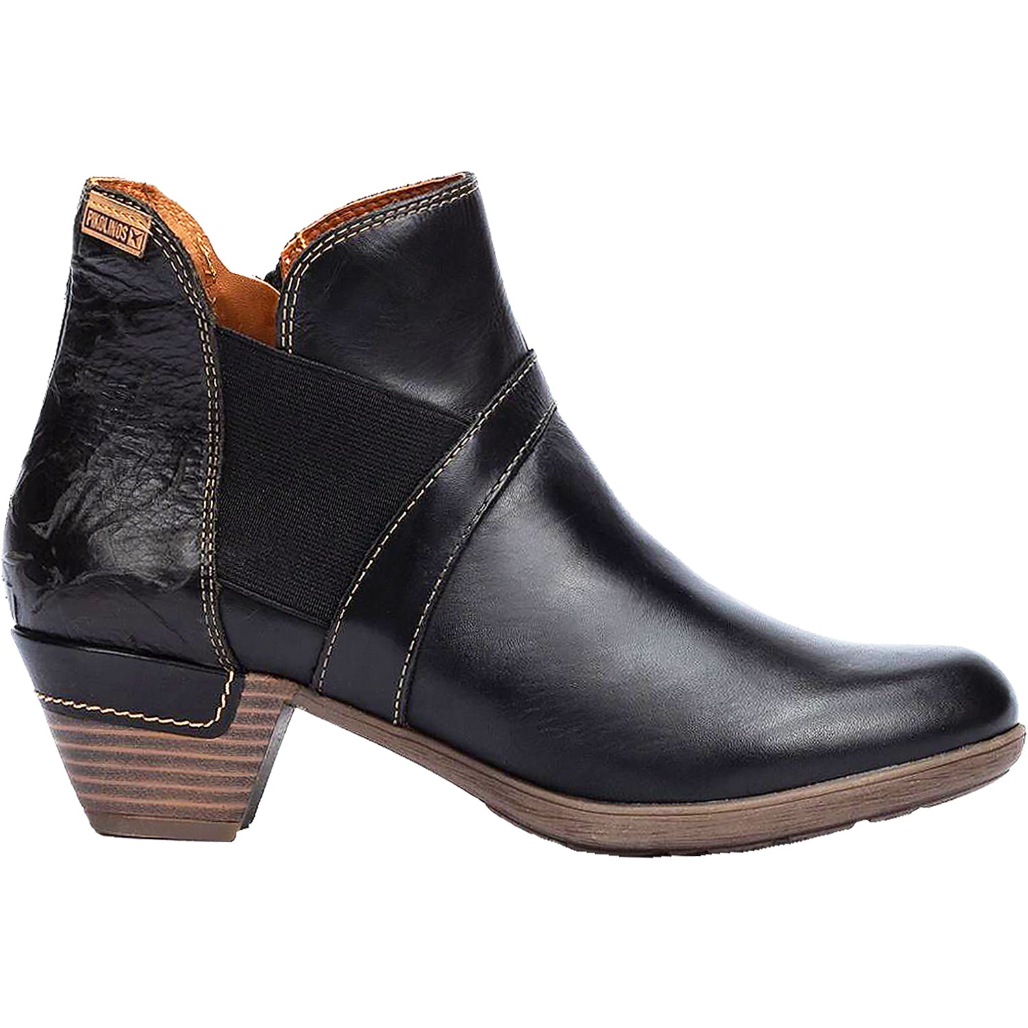 Womens Pikolinos Women's Pikolinos Rotterdam 902-8932C1 Black Leather Black Leather