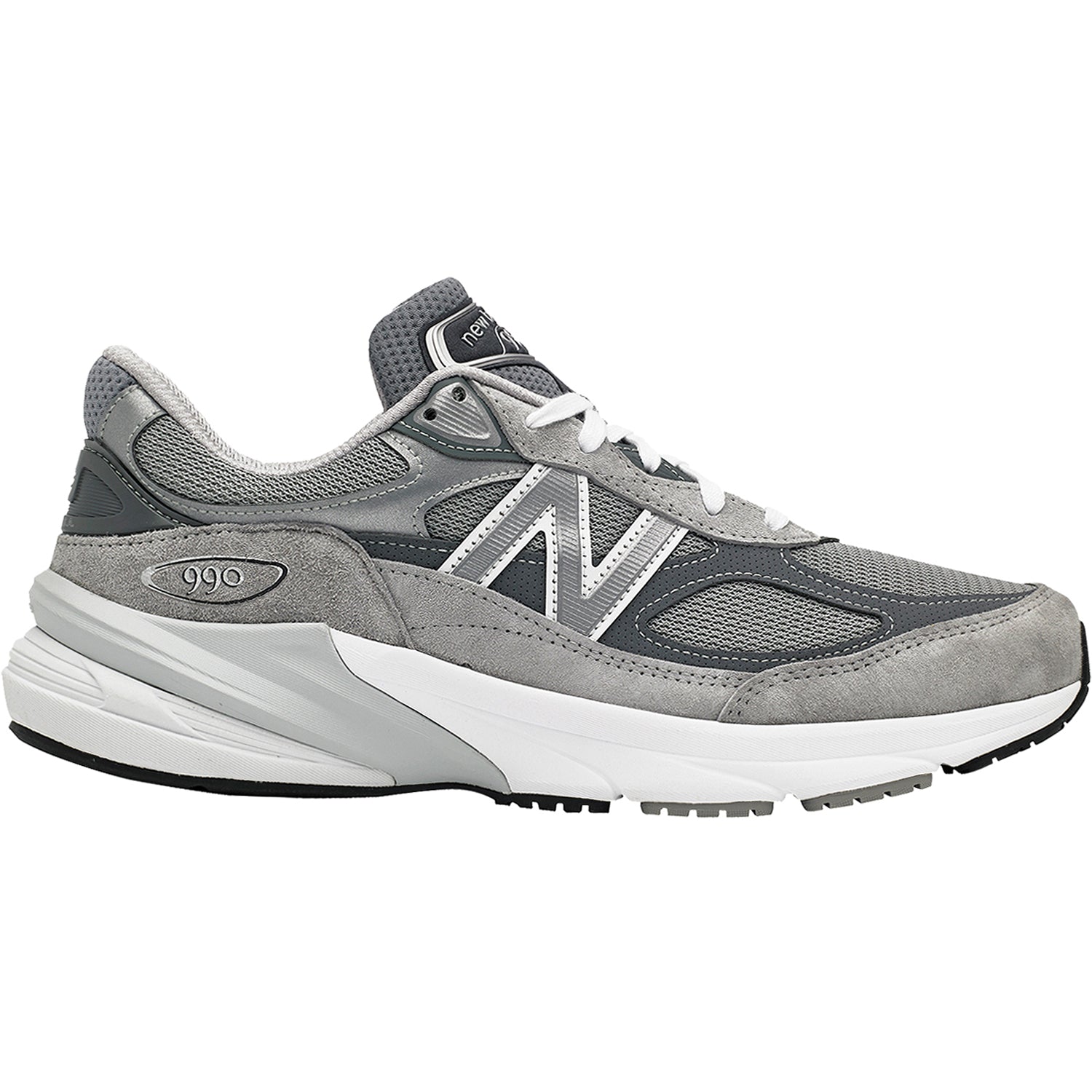 Mens New balance Men's New Balance M990GL6 Grey Suede/Mesh Grey Suede/Mesh