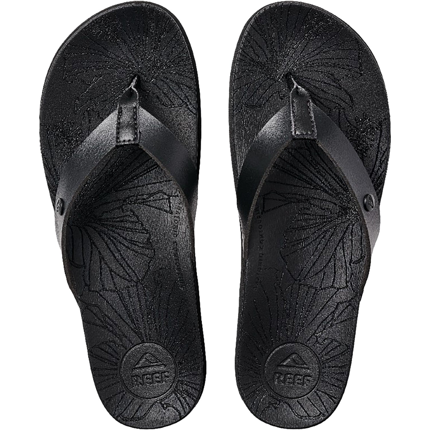 Womens Reef Women's Reef Cushion Porto Cruz Black Night Synthetic Black Night