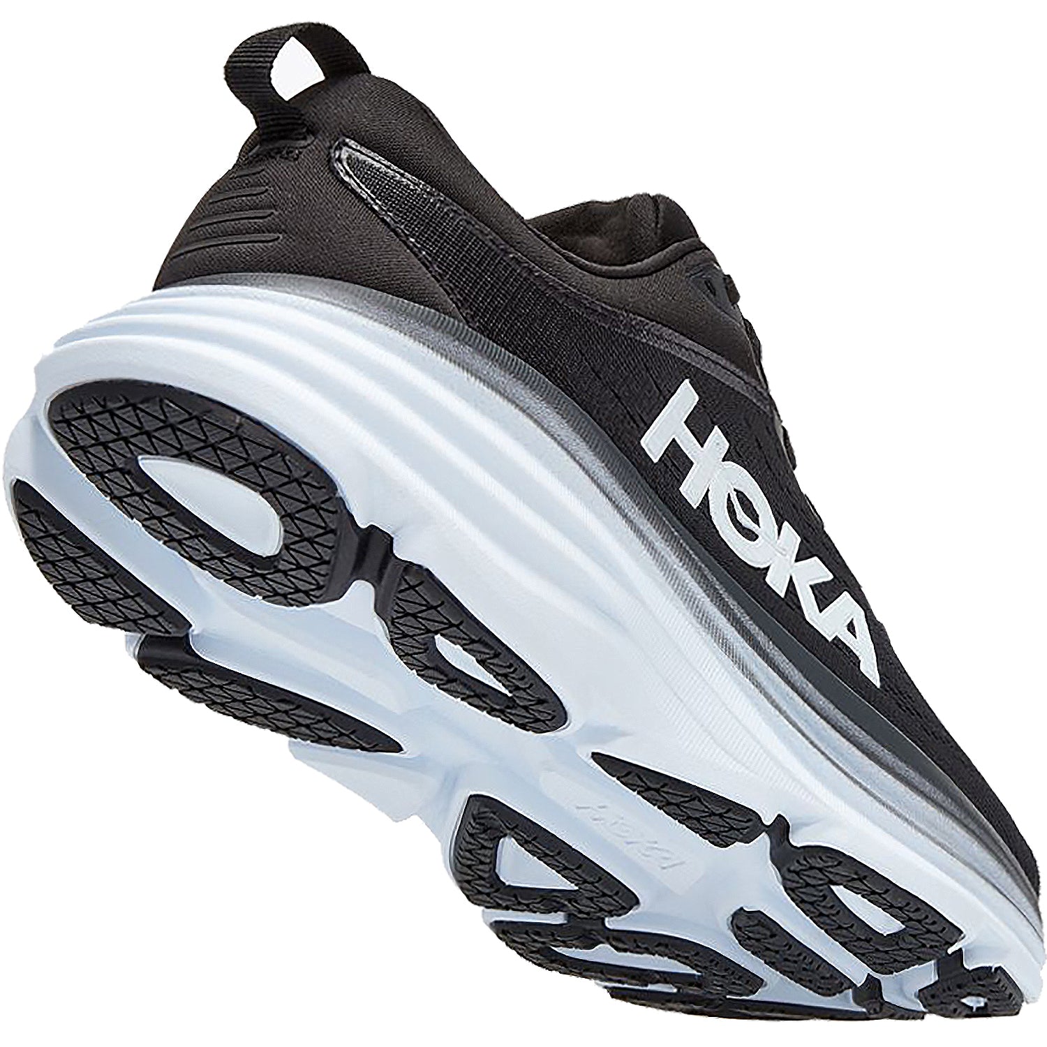 Womens Hoka one one Women's Hoka Bondi 8 Black/White Mesh Black/White Mesh