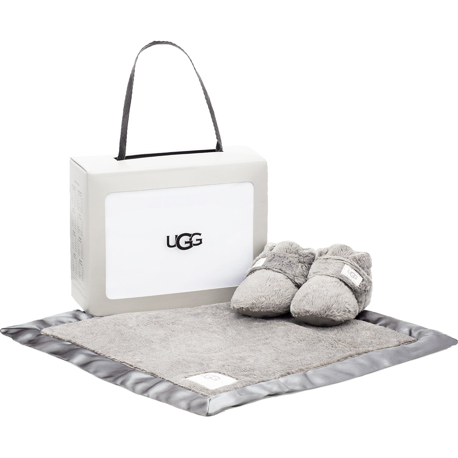 Kids Ugg Infants' UGG Bixbee Bootie And Lovey Blanket Charcoal Charcoal