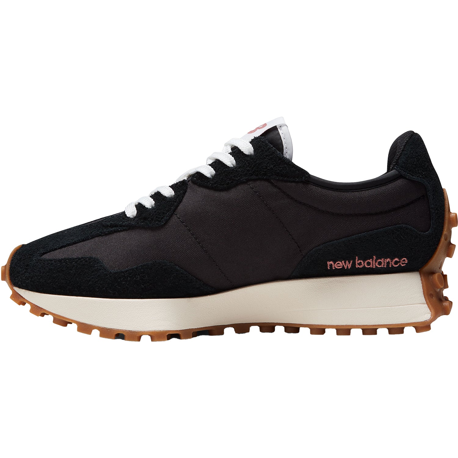 Womens New balance Women's New Balance WS327BL Black/White Suede Black/White Suede