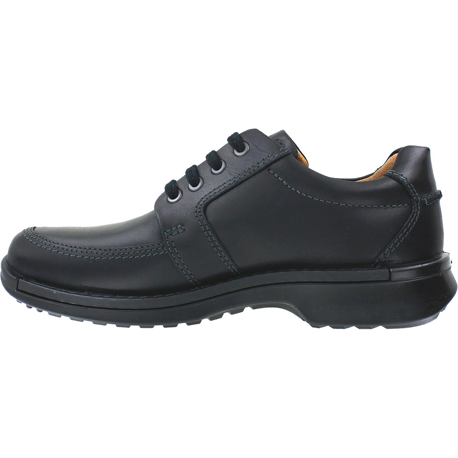 Mens Ecco Men's Ecco Fusion II Tie Black Leather Black Leather