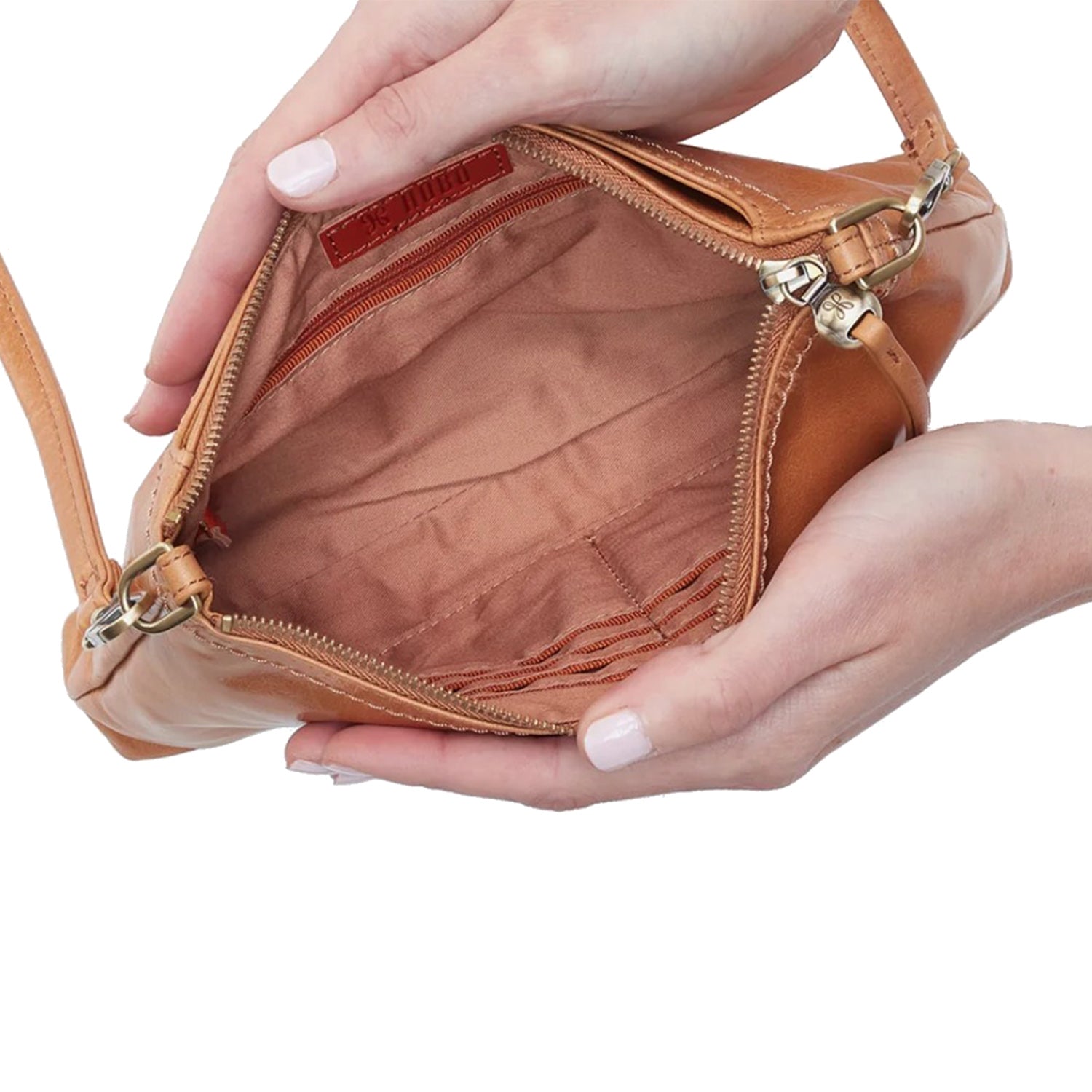 Womens Hobo Hobo International Darcy Crossbody Polished Natural Polished Natural