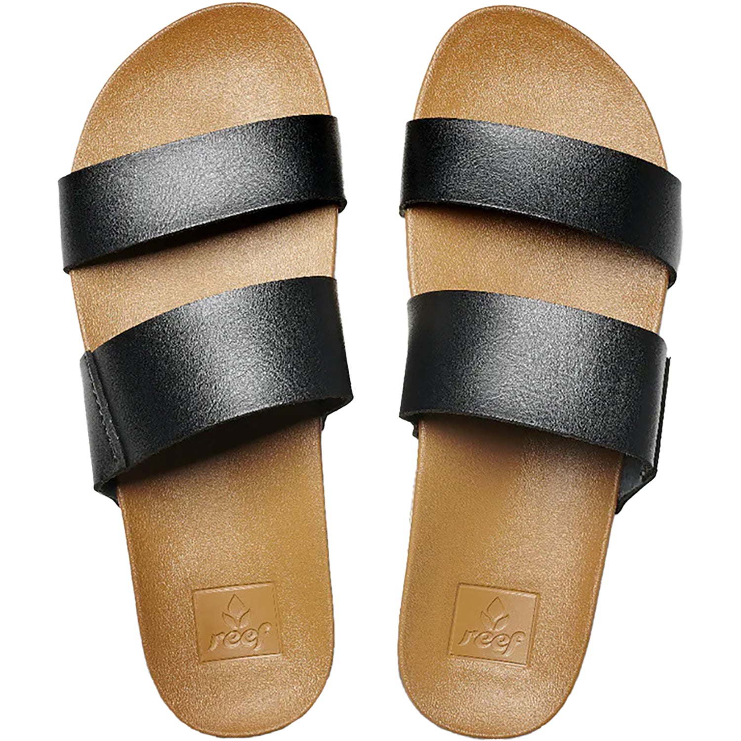 Womens Reef Women's Reef Cushion Vista Black/Natural Synthetic Black/Natural Synthetic