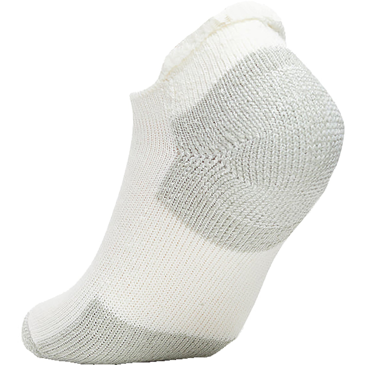 Unisex Thorlos Unisex Thorlo J Running Maximum Cushion Rolltop Socks White/Platinum White/Platinum