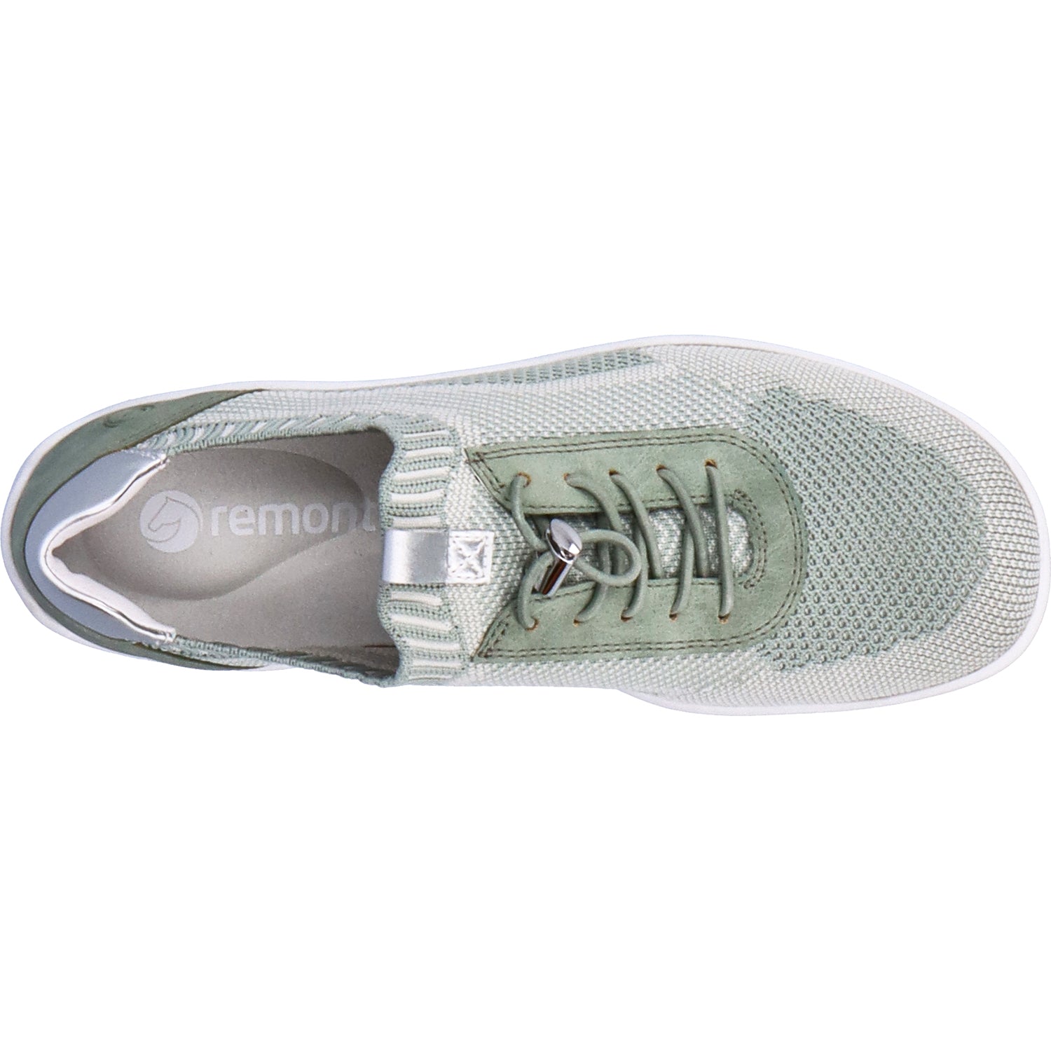 Womens Remonte Women's Remonte R3518-52 Liv 18 Mint/Vanilla/Peppermint Stretch Fabric Mint/Vanilla/Peppermint Stretch Fabric
