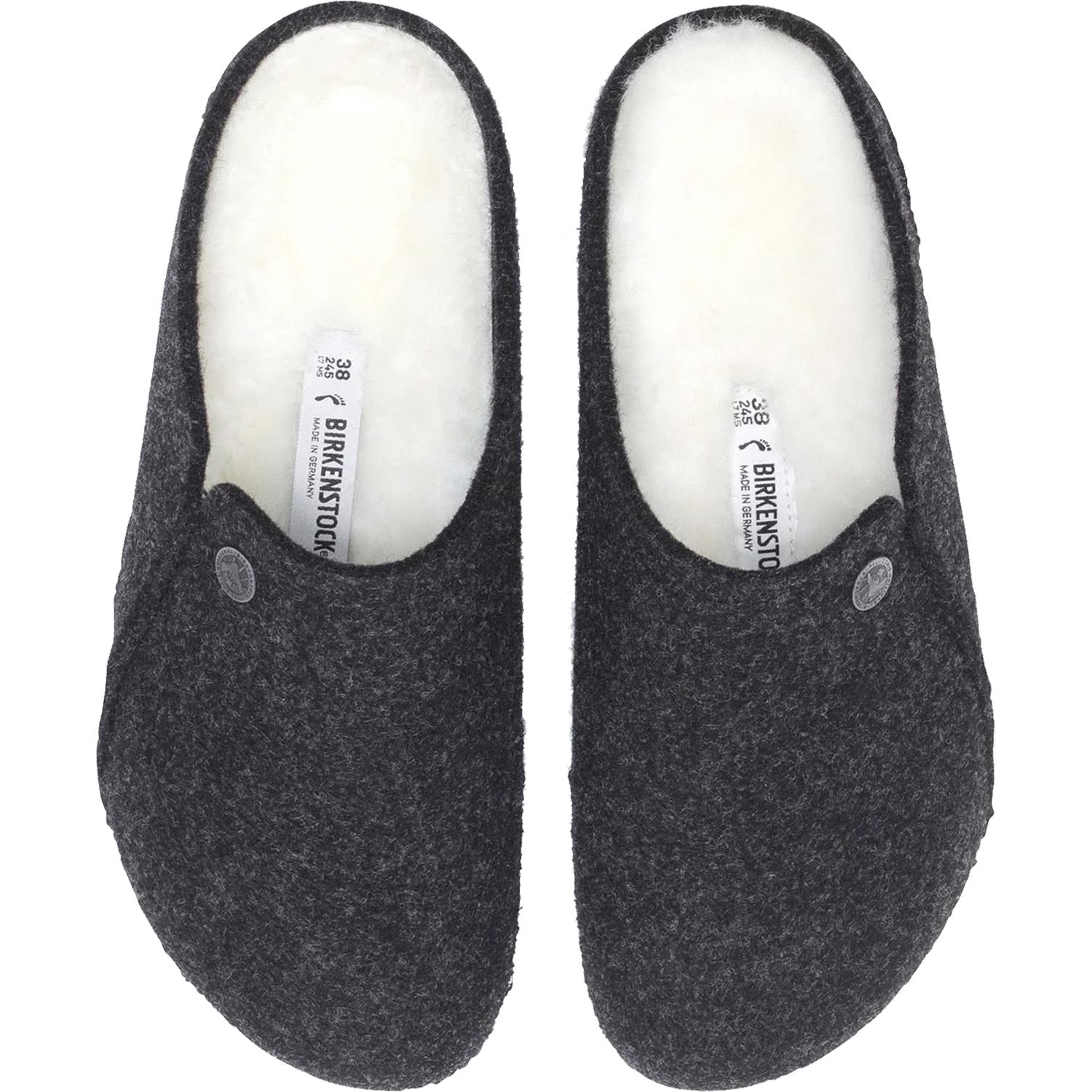 Unisex Birkenstock Unisex Birkenstock Zermatt Shearling Anthracite Wool Anthracite Wool