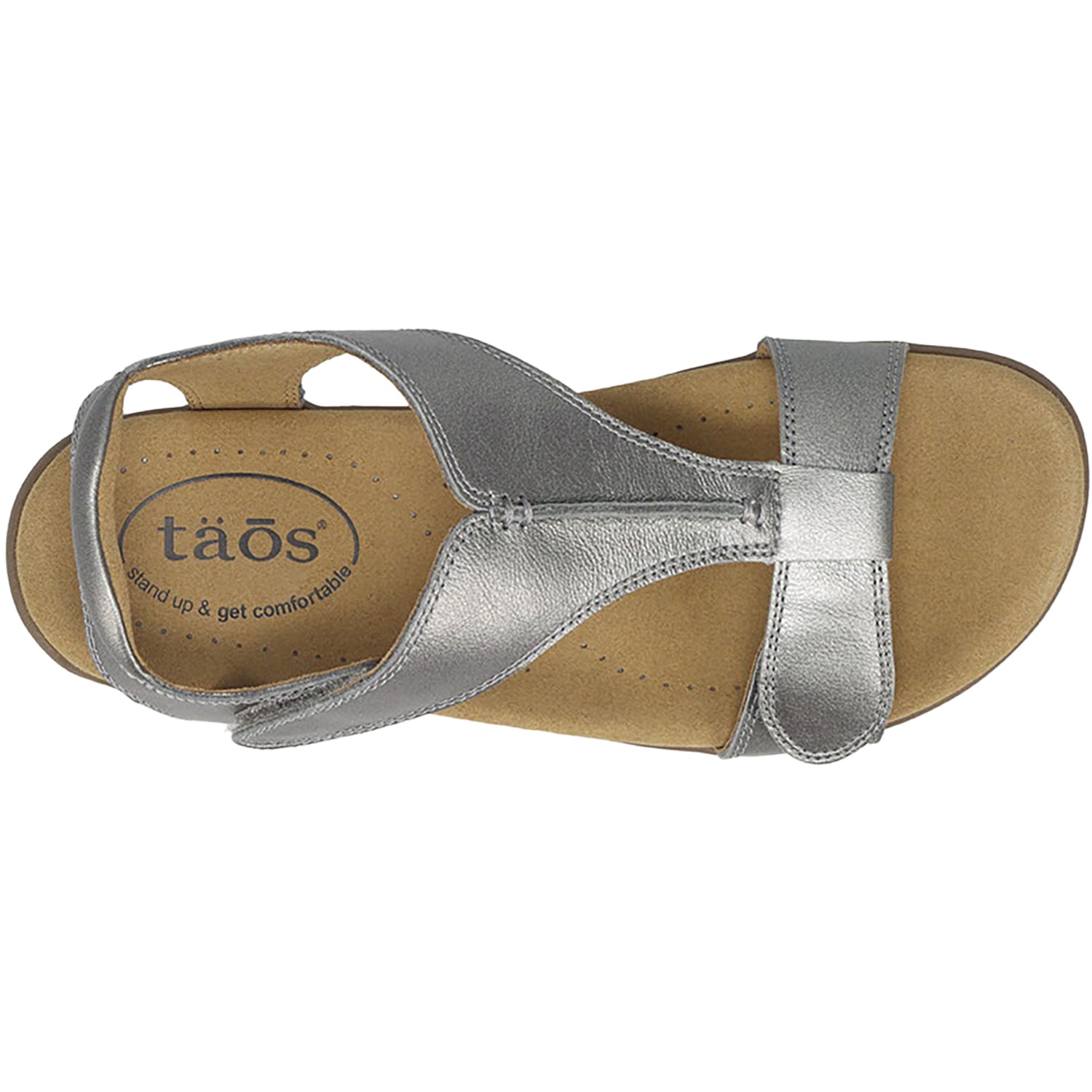 Womens Taos Women's Taos The Show Pewter Leather Pewter Leather