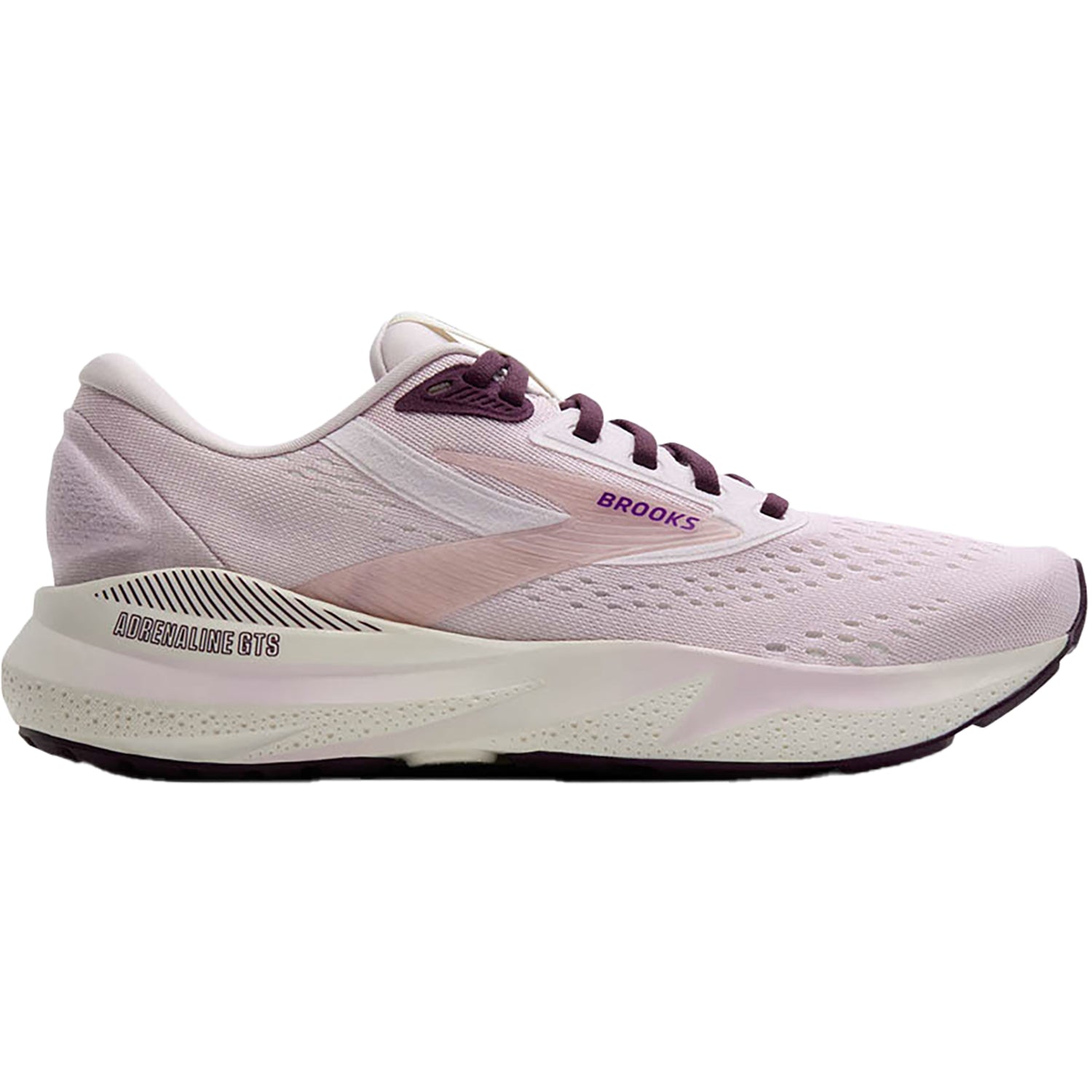 Womens Brooks Women's Brooks Adrenaline GTS 24 Orchid/Coconut/Purple Mesh Orchid/Coconut/Purple Mesh