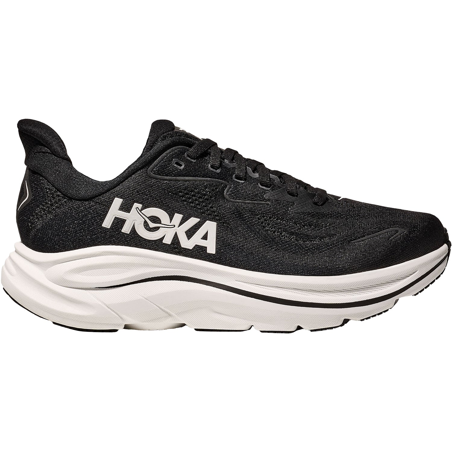 Womens Hoka one one Women's Hoka Clifton 10 Black/White Black/White