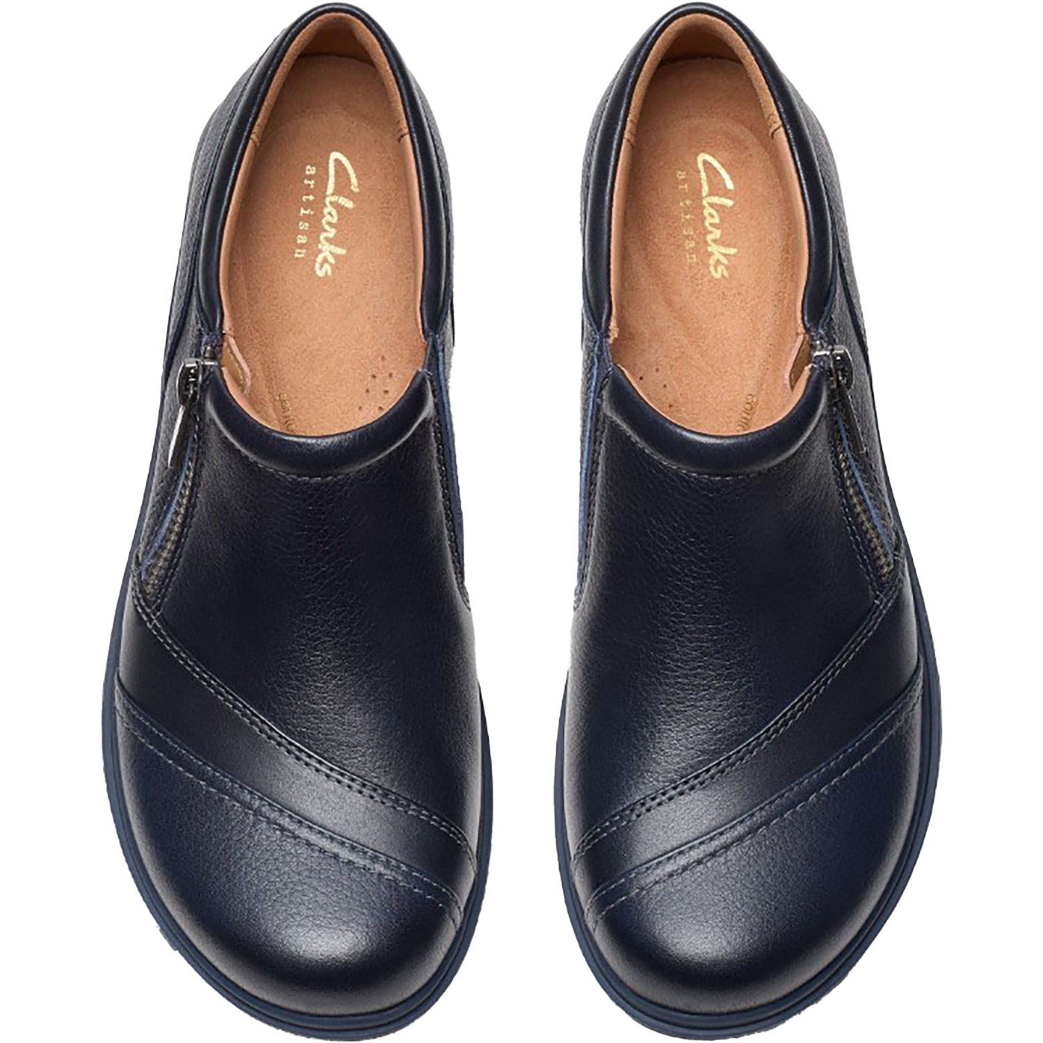 Womens Clarks Women's Clarks Certina Pure Navy Leather Navy Leather