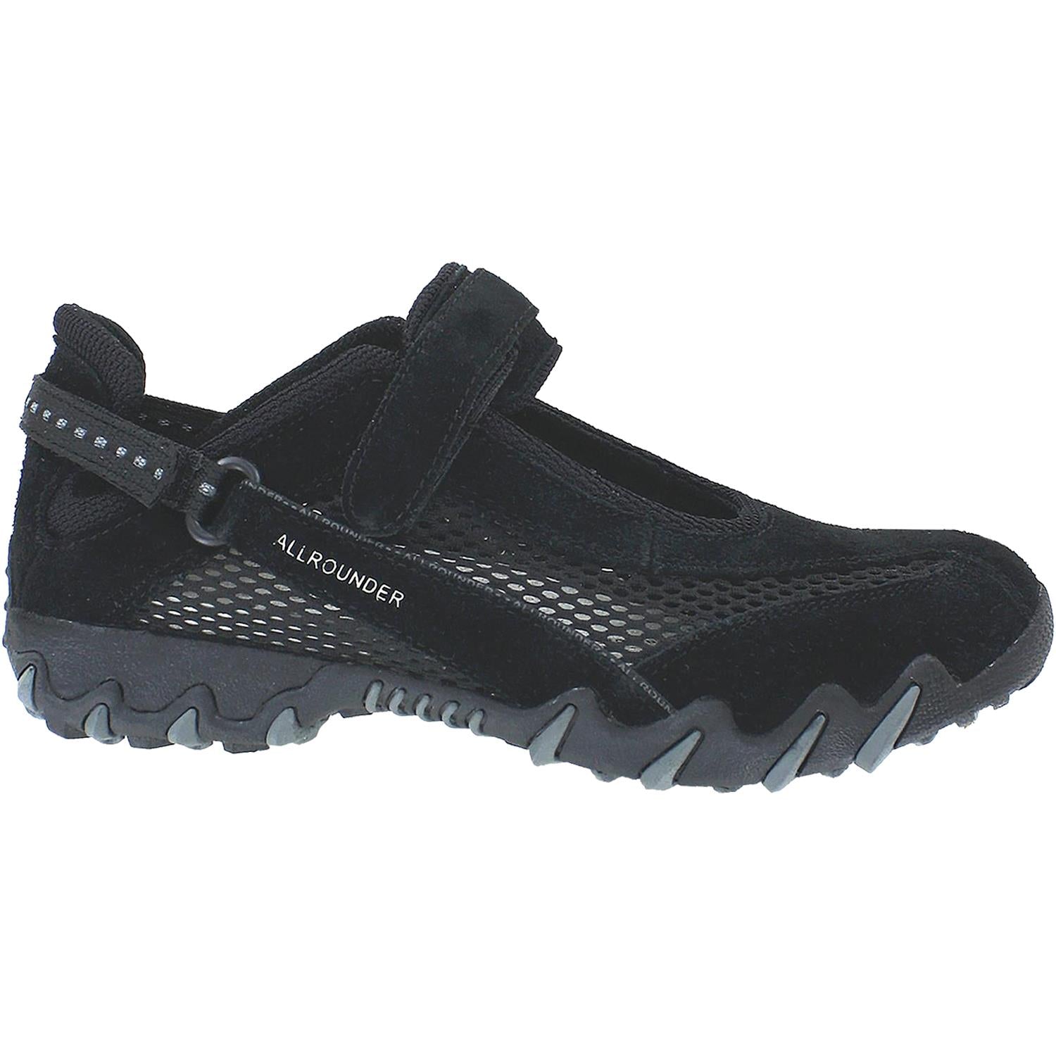 Womens Allrounder by mephisto Women's Allrounder by Mephisto Niro Black/Black Suede/Mesh Black/Black Suede/Mesh