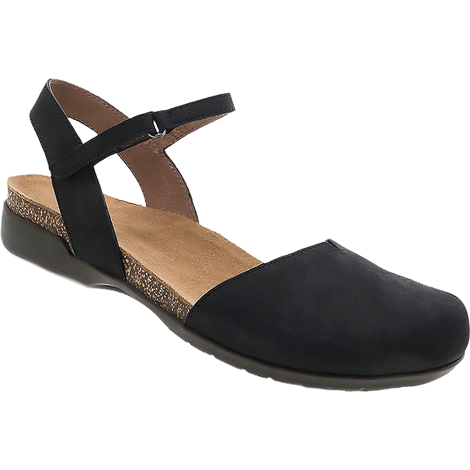 Womens Dansko Women's Dansko Rowan Black Nubuck Black Nubuck