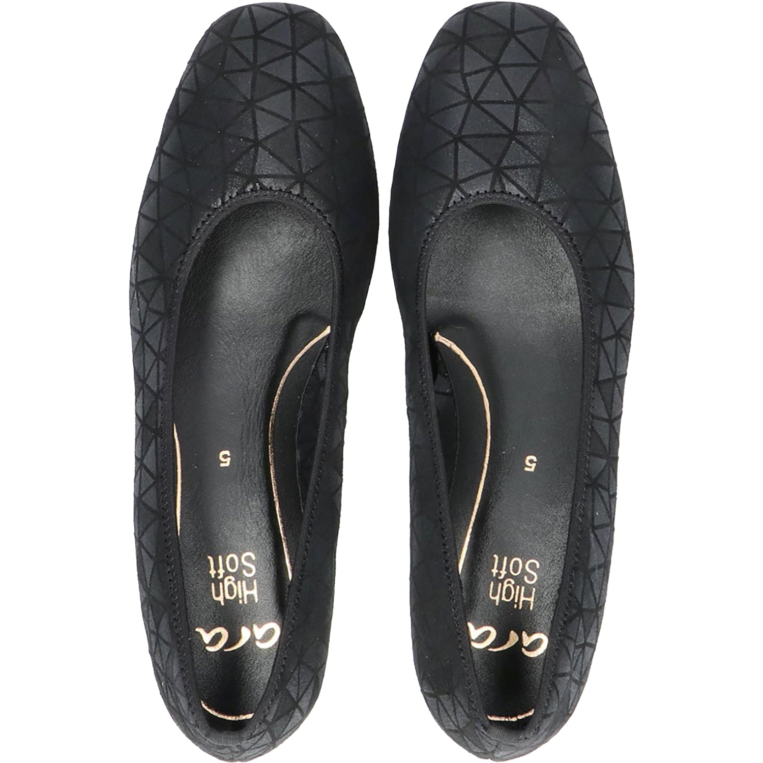 Womens Ara shoes Women's Ara Gabrielle SP Black Novelkid Suede Black Novelkid Suede