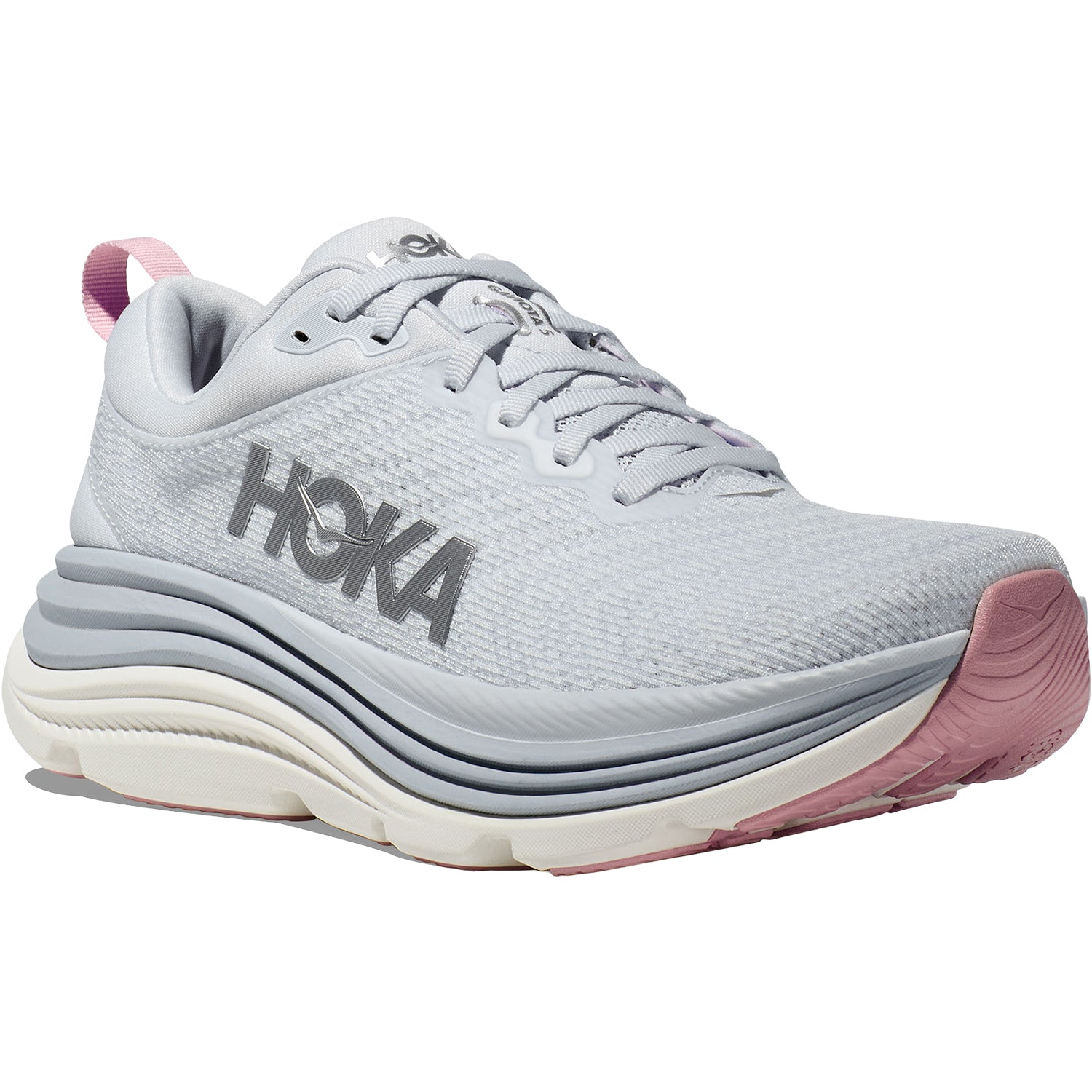 Womens Hoka one one Women's Hoka Gaviota 5 Sea Ice/Pink Twilight Mesh Sea Ice/Pink Twilight Mesh
