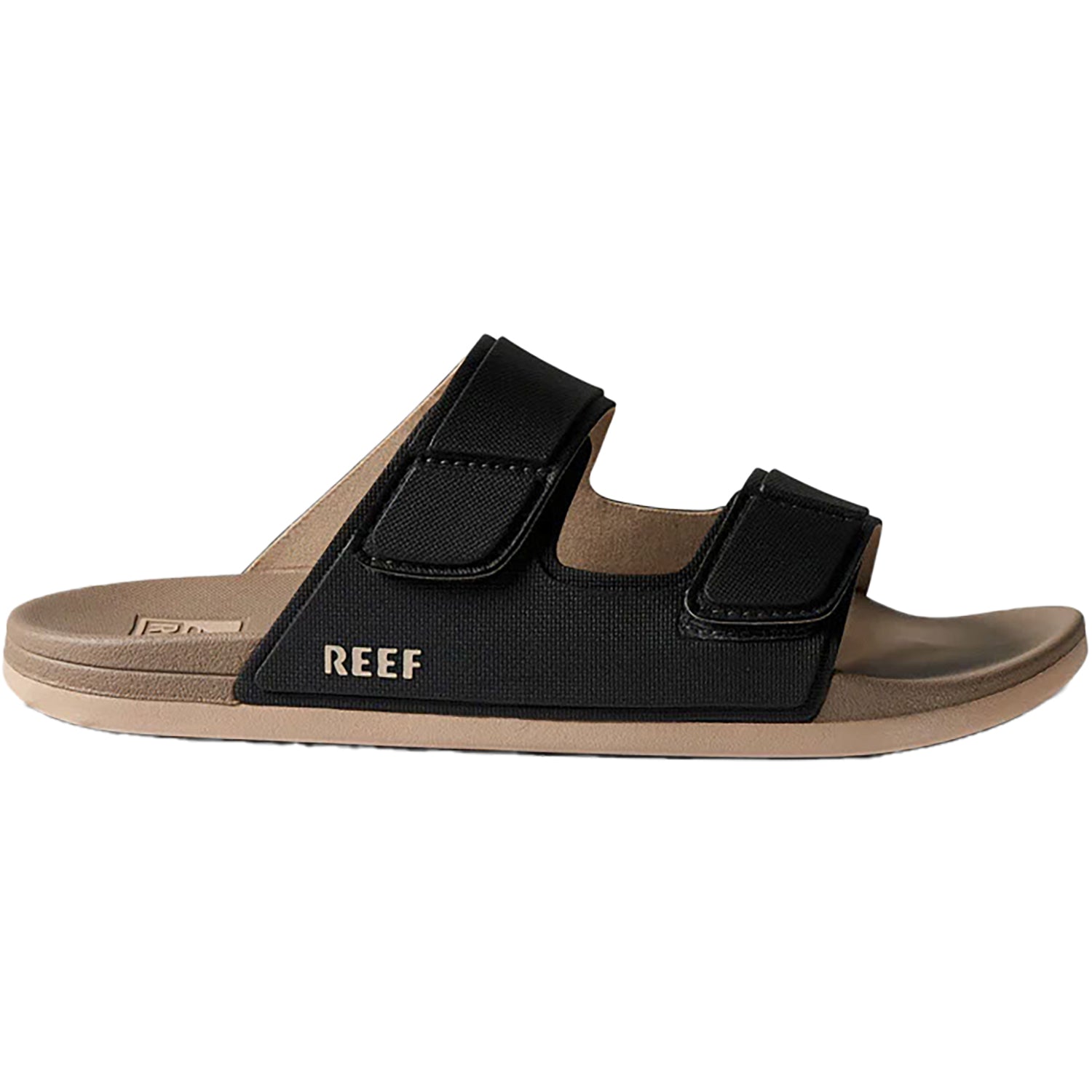 Mens Reef Men's Reef Cushion Tradewind Black/Fossil Synthetic Black/Fossil Synthetic