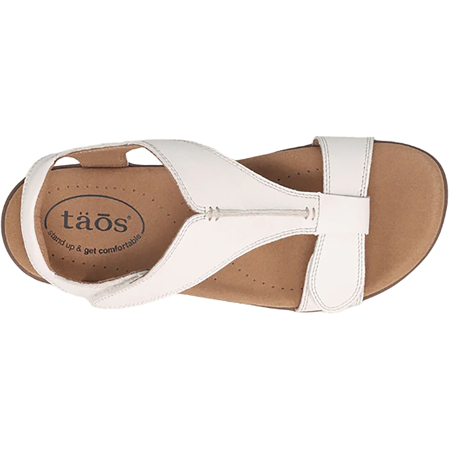 Womens Taos Women's Taos The Show White Leather White Leather