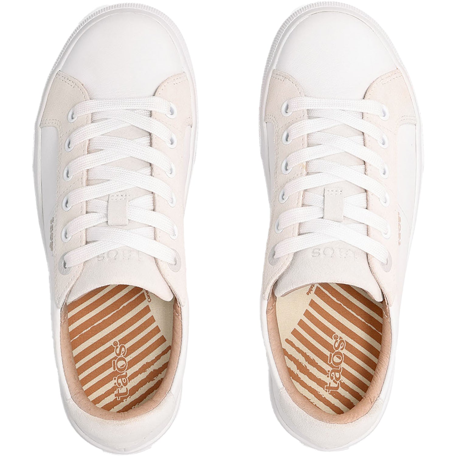 Womens Taos Women's Taos Heart & Soul Lux White/Ice Suede White/Ice Suede